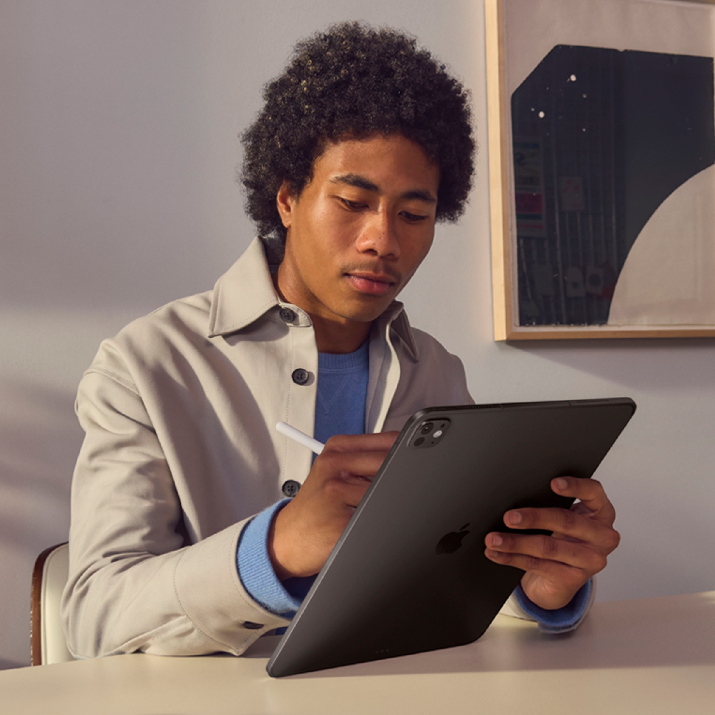 APPLE Tablet "13-inch iPad Pro", Energieeffizienz: G (A-G), space schwarz, standardglas, 1000 GB, ohne eSIM, Tablets_EBookReader 4