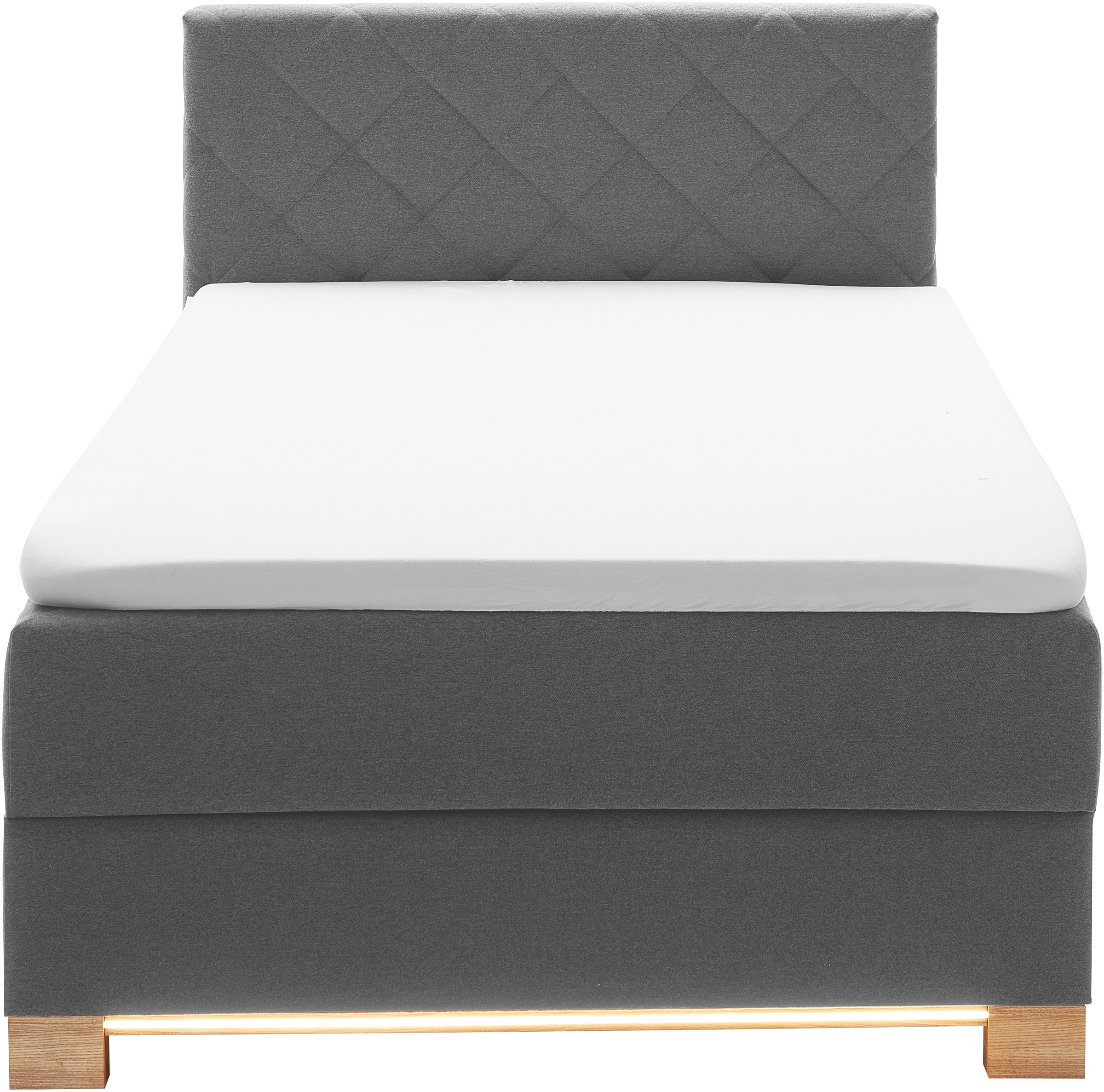 meise.möbel Boxspringbett »Messina«, inkl. Bettkasten, LED-Beleuchtung und Topper