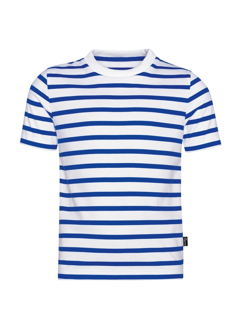 Trigema T-Shirt »TRIGEMA T-Shirt mit Allover-Ringelmuster«, (1 tlg.)