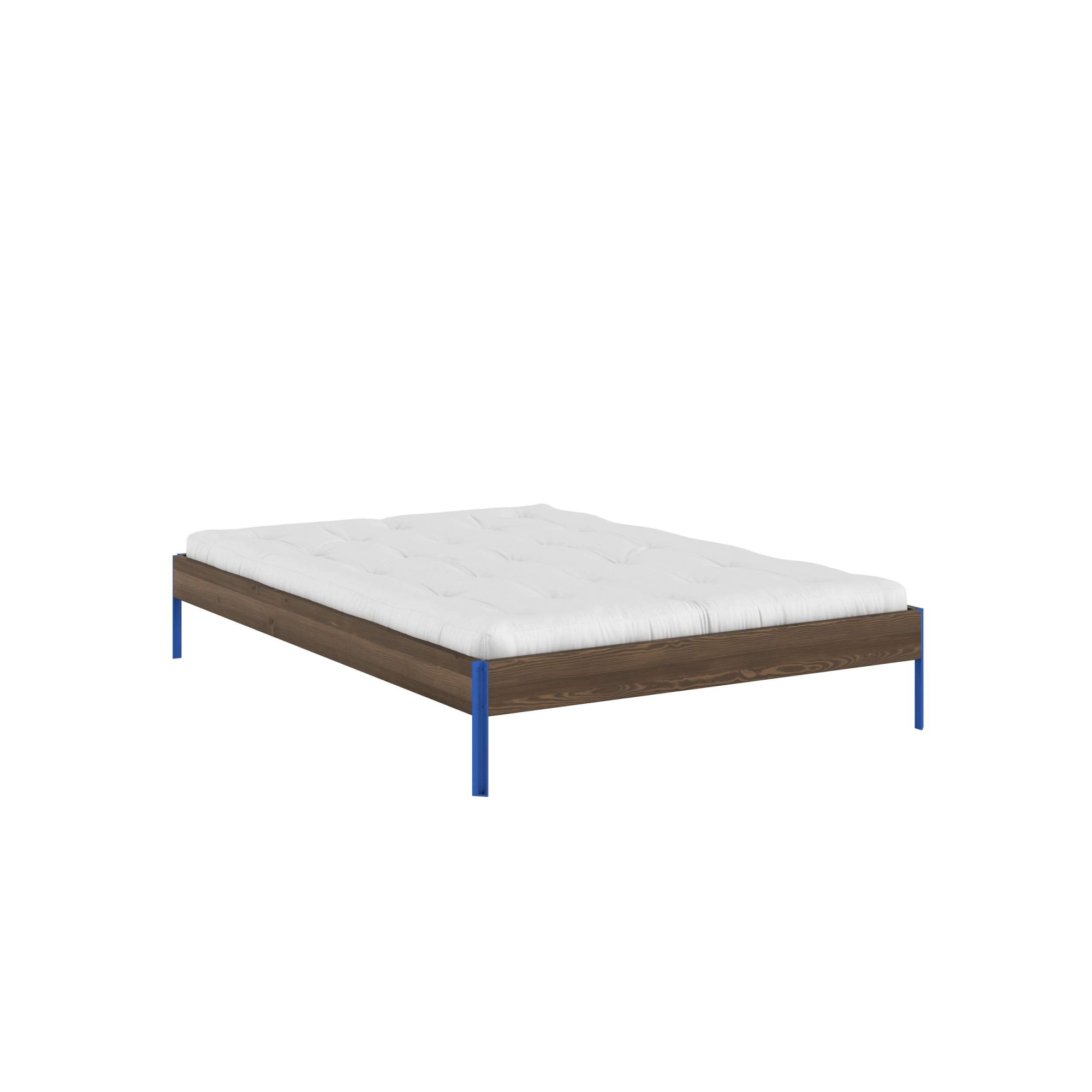 Karup Design Bettgestell "CORE BED Bodenbett, Holzrahmen, Futonbett, Jugendbett, Holzbett" Massivholzbett mit Lattenrost, Kiefer massiv, Doppelbett ohne Kopfteil