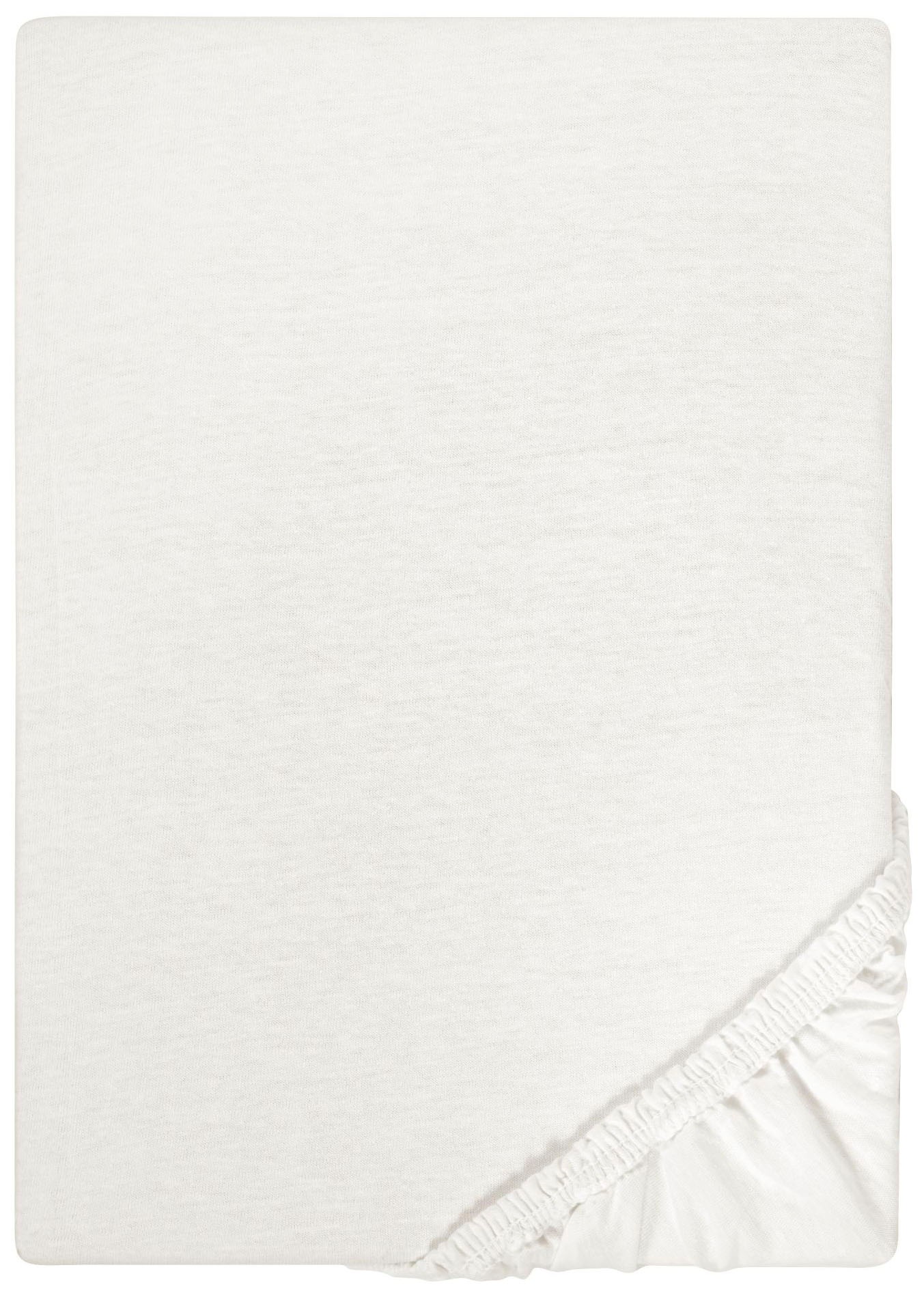 Biberna Spannbettlaken "Leila" Bettlaken aus 100% Baumwolle, für Matratzenhöhen bis 22 cm