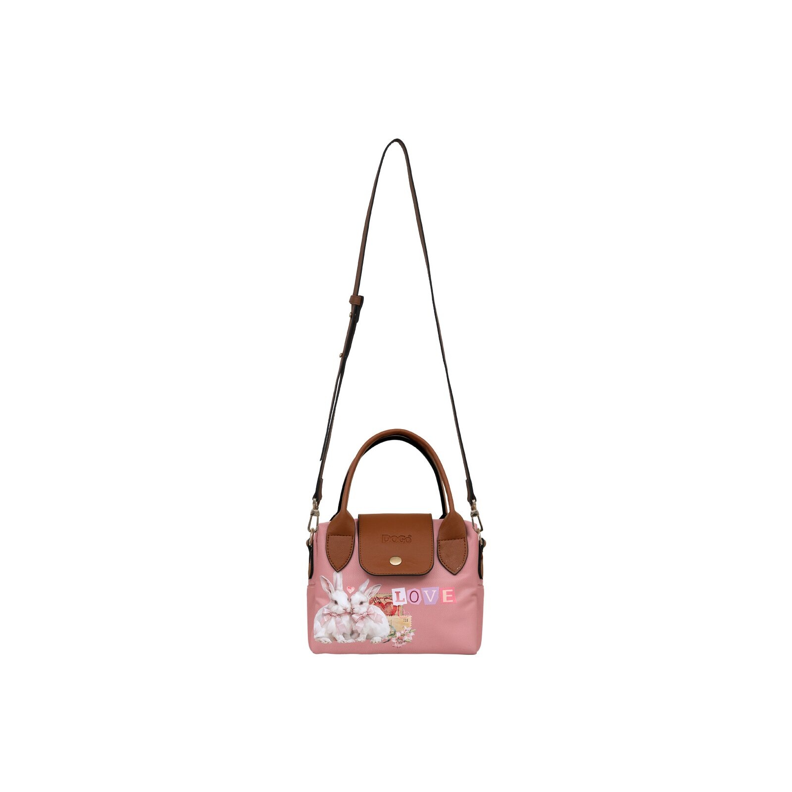 DOGO Handtasche »Fontana Shopper-Tasche Bunny Love Damen Schultertasche« Handgefertigt