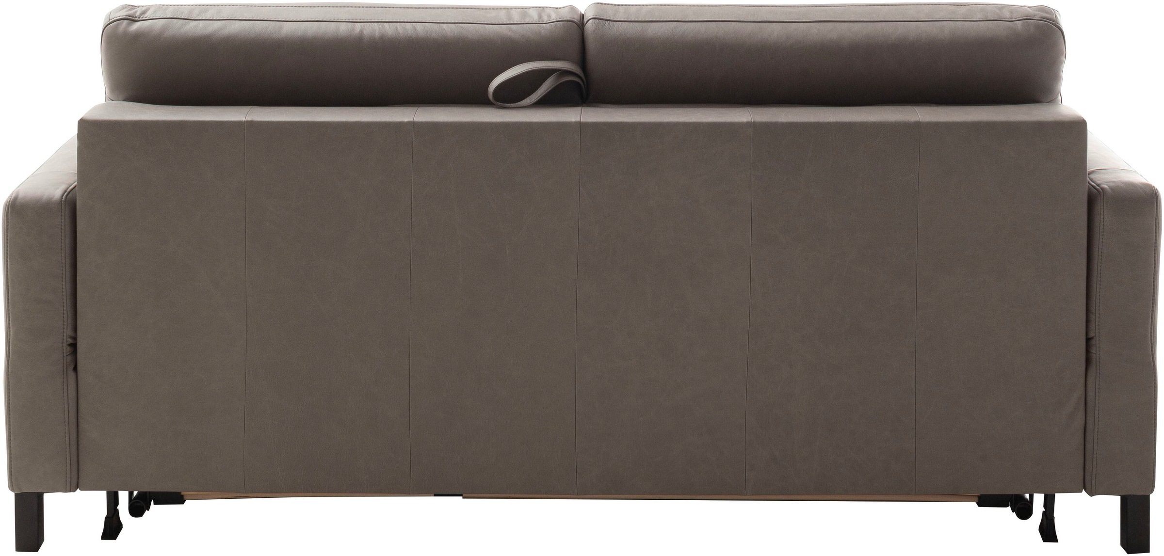 Thumbnail - Home affaire Schlafsofa "Calestra, Lederbezug, 2,5-Sitzer mit Kaltschaummatratze, Breite 188 cm" Längsschläfer mit echte...