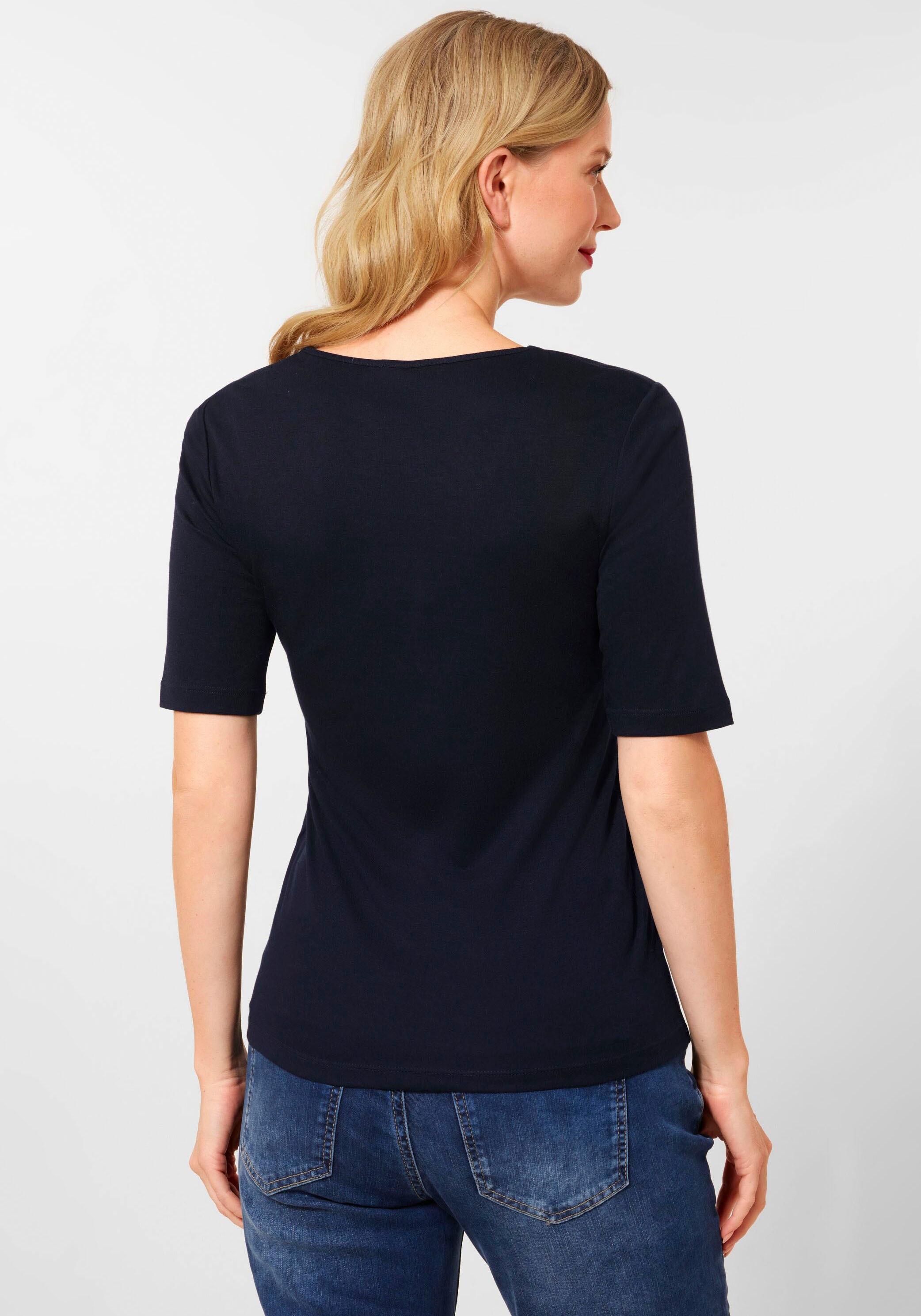 STREET ONE T-Shirt "Style Palmira", im Basic-Style günstig online kaufen