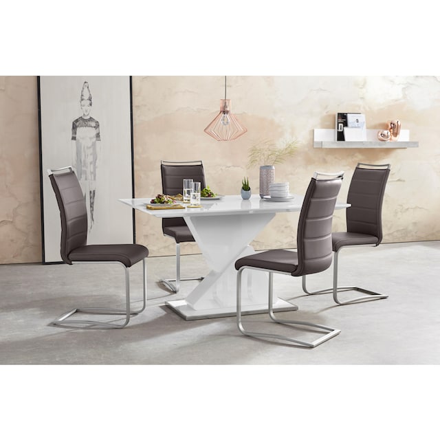 MCA furniture Freischwinger »Pescara«, (Set), 2 St., Kunstleder, Stuhl belastbar  bis 120 Kg bestellen | BAUR