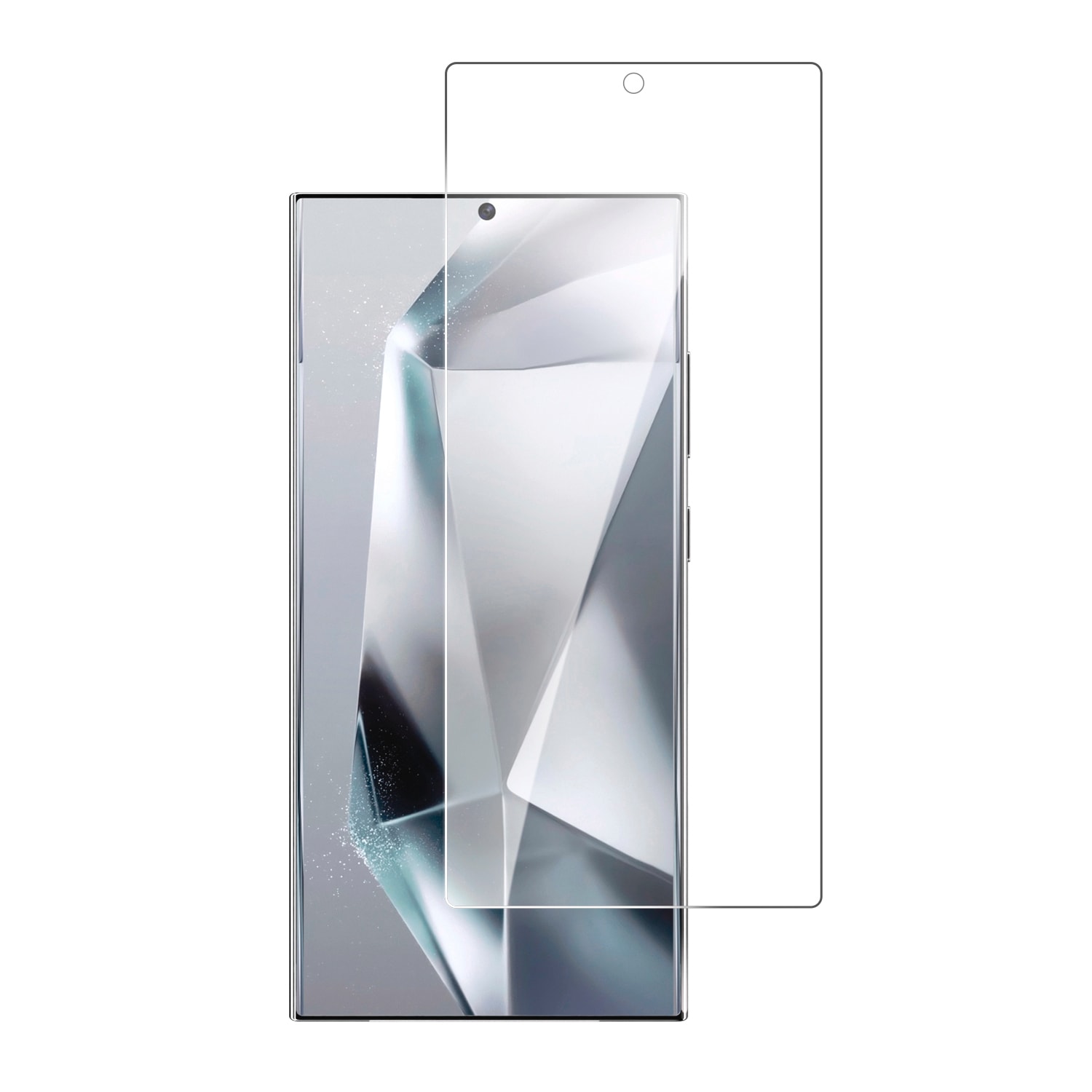 4smarts Displayschutzglas »Second Glass Displayschutz«, für Samsung Galaxy S24  Ultra, Bildschirmschutz