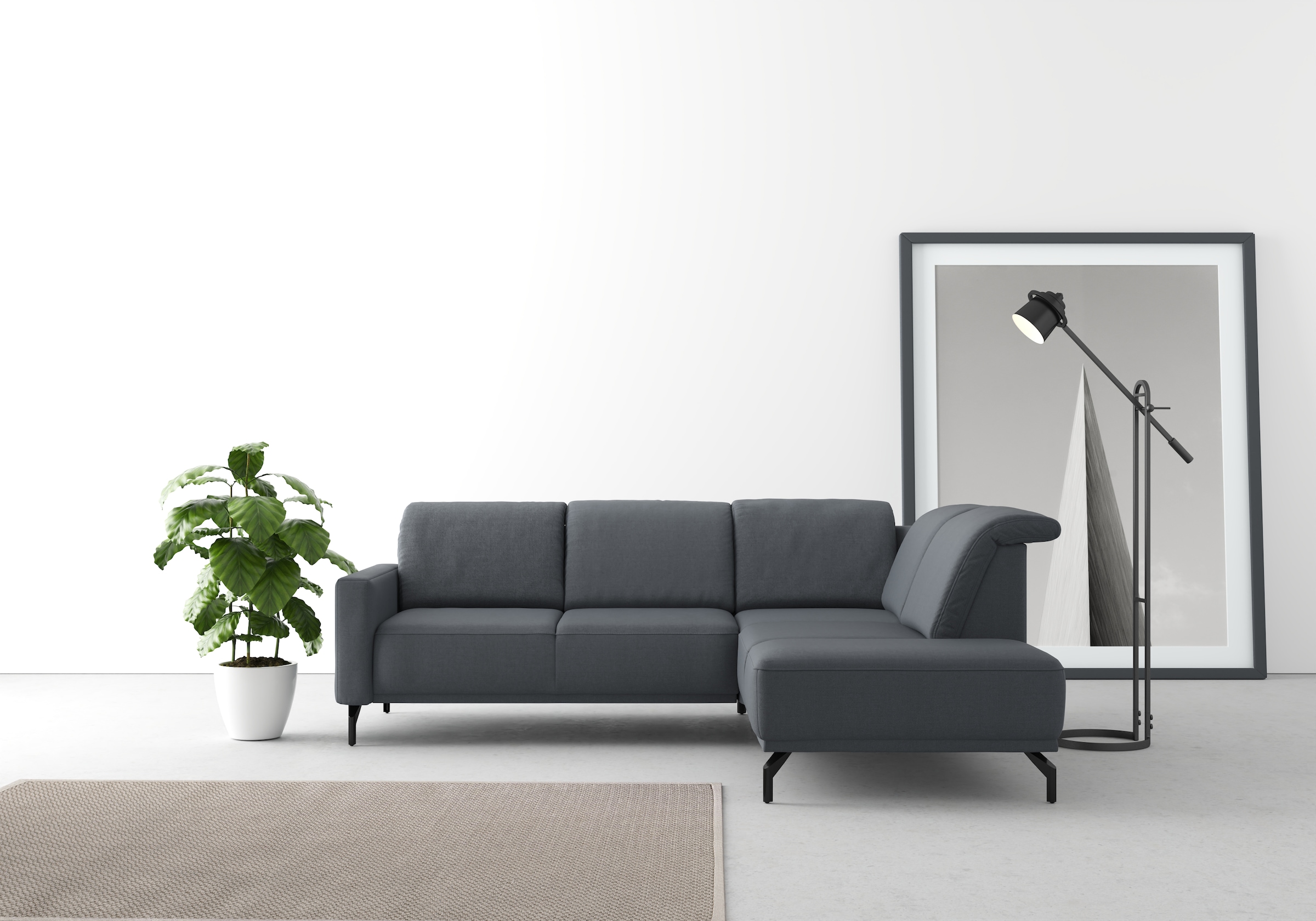 sit&more Ecksofa "Bailando L-Form" wahlweise mit Kopfteilverstellung und Vo günstig online kaufen