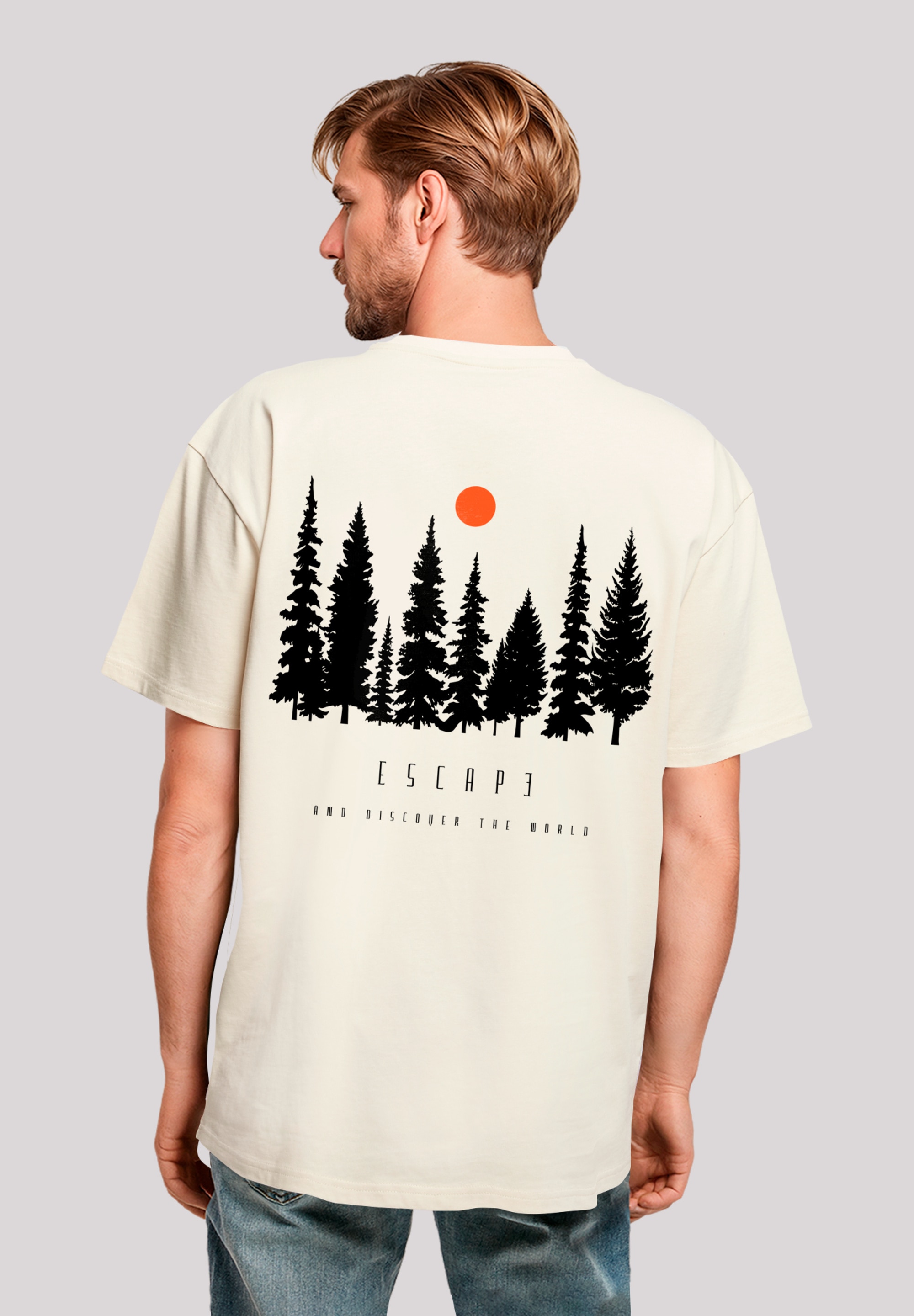 F4NT4STIC T-Shirt "Oversize Escape Discover the World Forest", Discover the günstig online kaufen