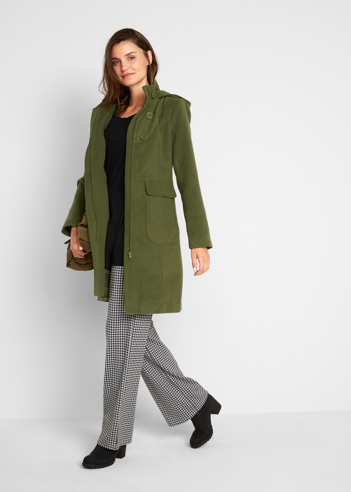 bonprix Langarmshirt »Langarmshirt aus Baumwoll-Viskose-Mix« Langarmshirt aus Baumwoll-Viskose-Mix