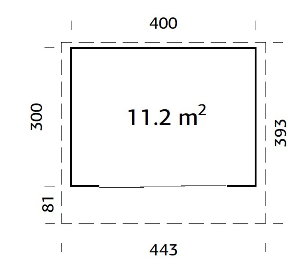 Palmako Gartenhaus »Grace Slide Plus« verschiedene Farben
