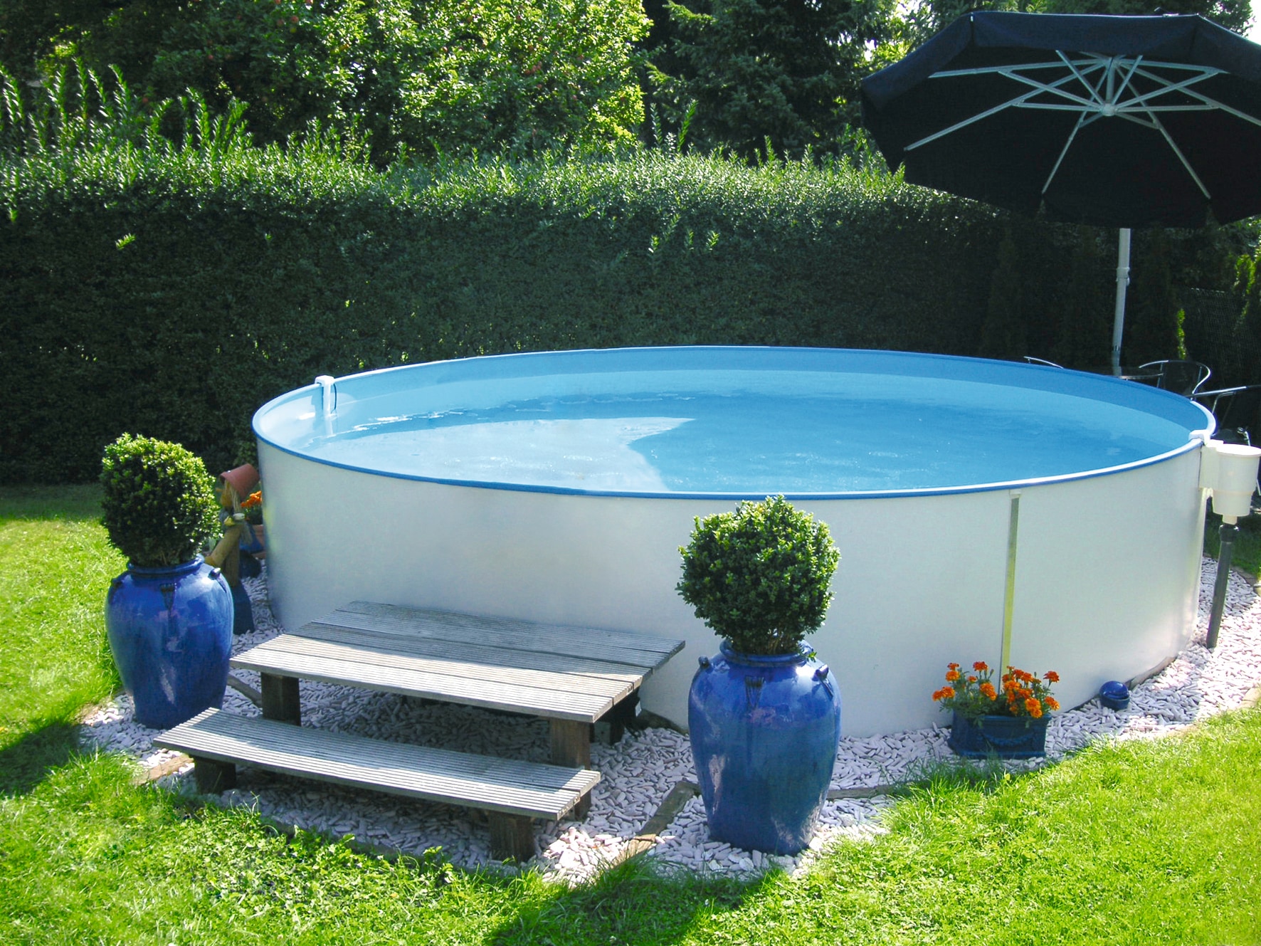 my POOL BWT Rundpool »PREMIUM inkl. umfangreichem Zubehör«, (Komplett-Set, 6 tlg.), Höhe 120 cm, in verschiedenen Größen erhältlich