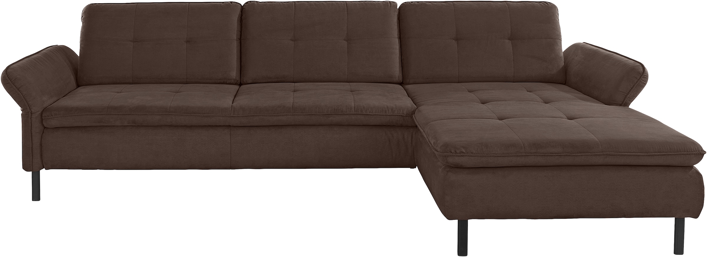 Home affaire Ecksofa "Birkholm L-Form" Armlehnverstellung, auch in Easy Cle günstig online kaufen