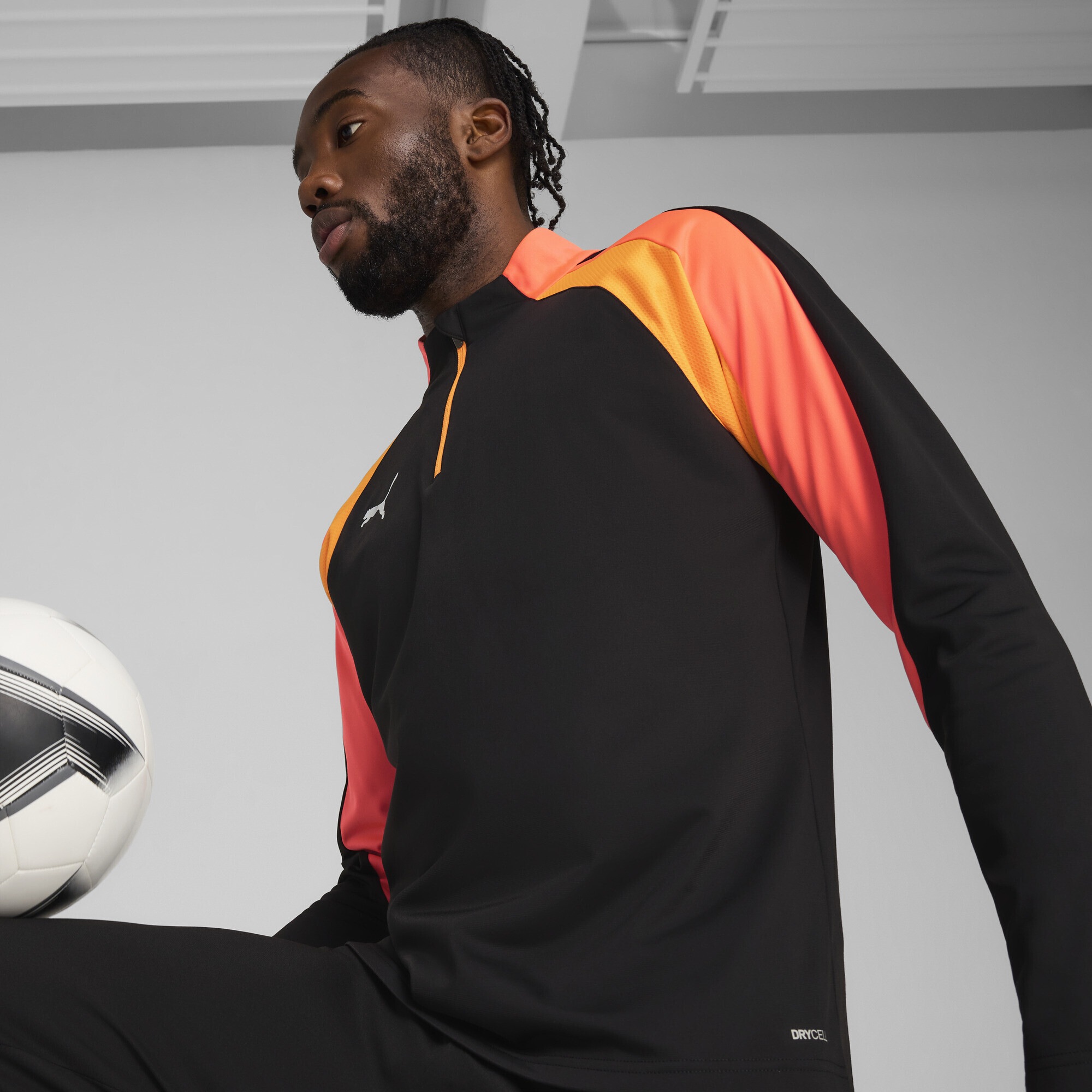 PUMA T-Shirt »individualLIGA Top mit viertellangem Reißverschluss Herren«