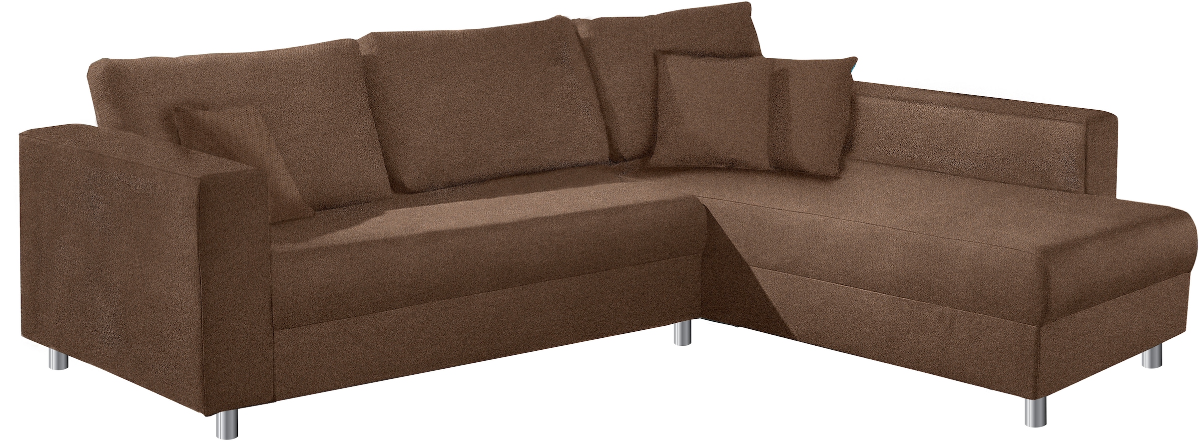 INOSIGN Ecksofa »153«, Inkl. Schlaffunktion und großen Strauraum