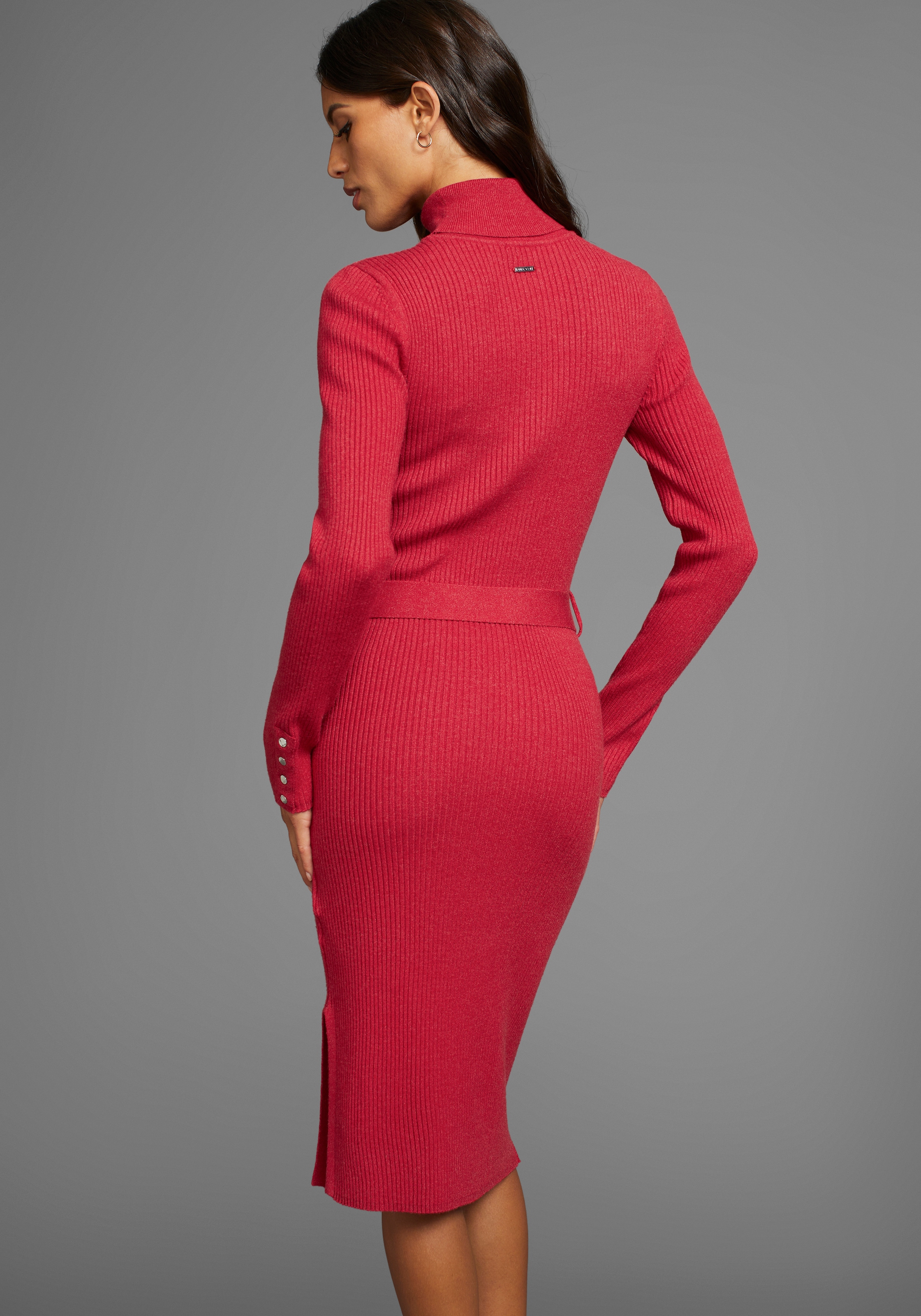 Laura Scott Strickkleid, mit Rollkragen