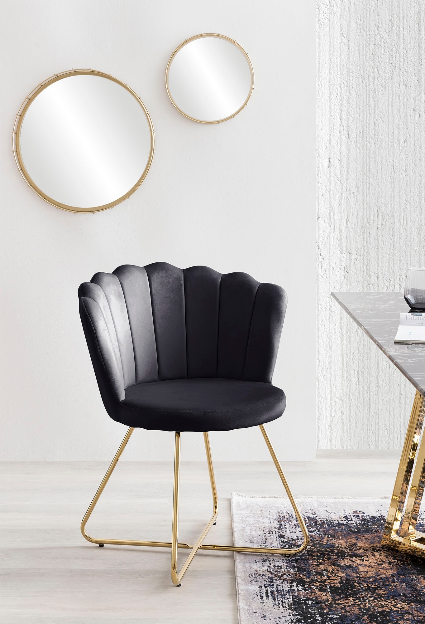 SalesFever Polsterstuhl "Komfortabler Stuhl im eleganten Design", (Set), 2 günstig online kaufen