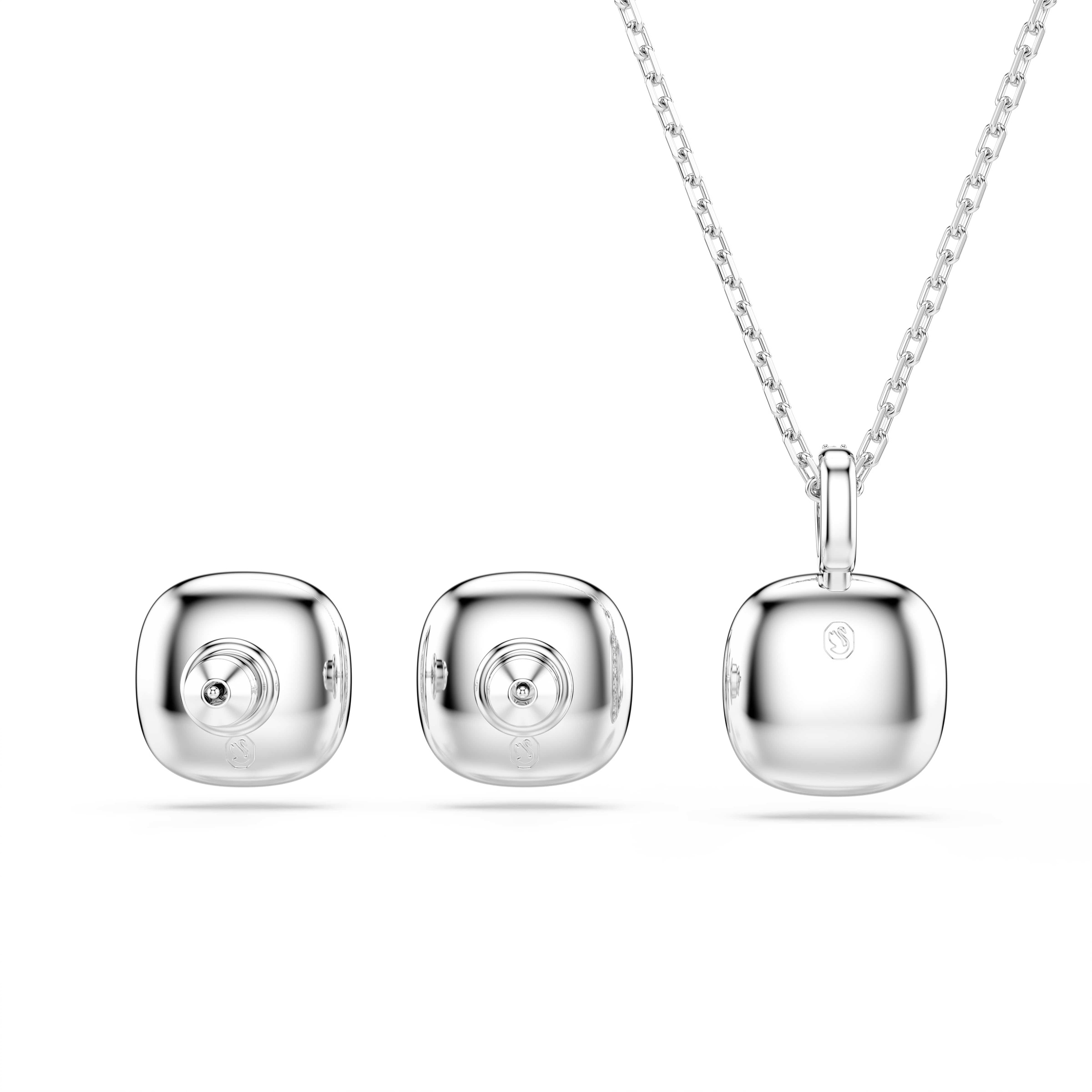 Swarovski Ohrring und Ketten Set »Multipack Schmuck Geschenk UNA« (Set, inkl. Schmuckbox, 3 tlg.)  mit Swarovski® Kristall