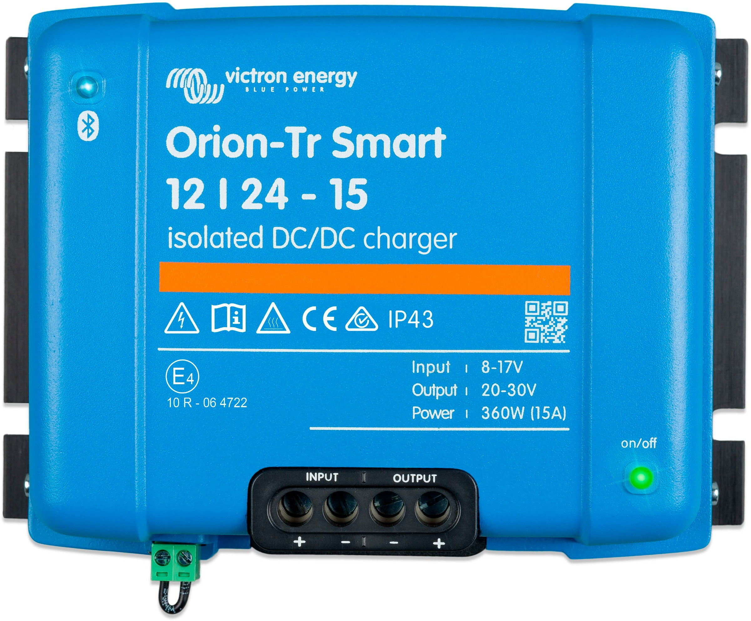 VICTRON ENERGY Wandler "»DC/DC Charger Victron Orion-Tr Smart 12/24-15 non-iso«", B:18,6cm H:7cm L:13cmblau, Wandler