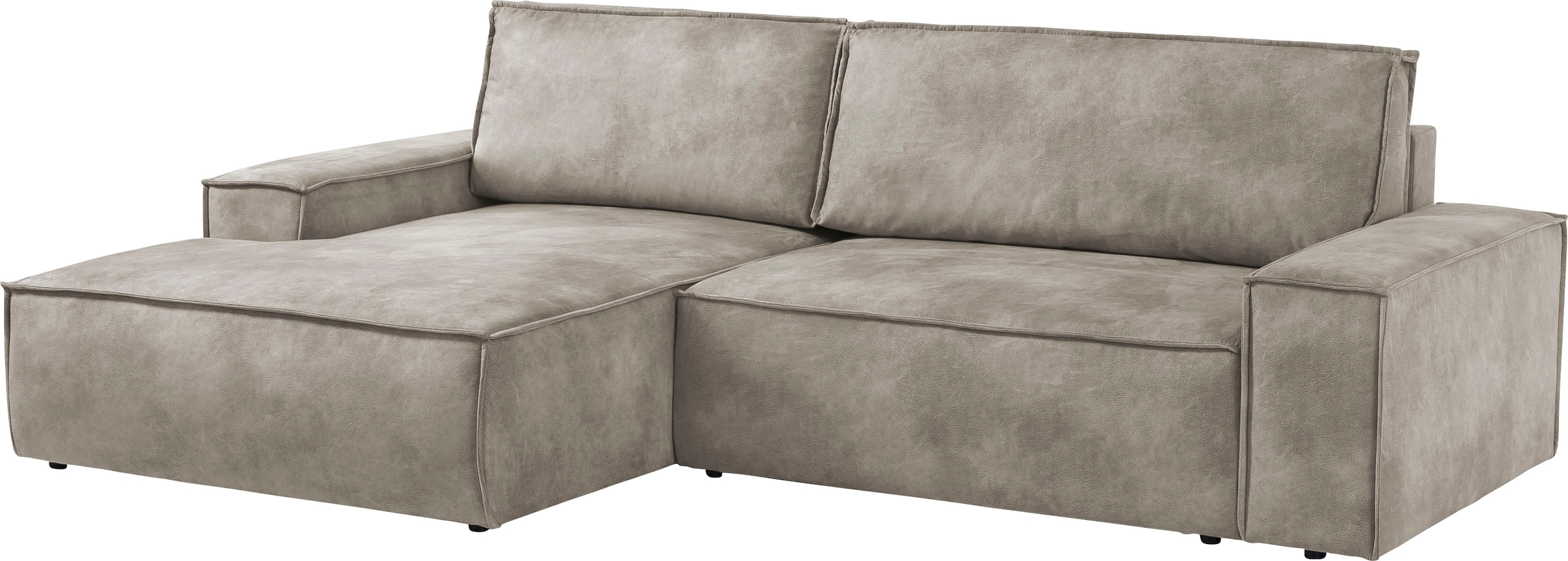 Ecksofa SHERWOOD Schlafsofa, mit Bettkasten, Cord-Bezug