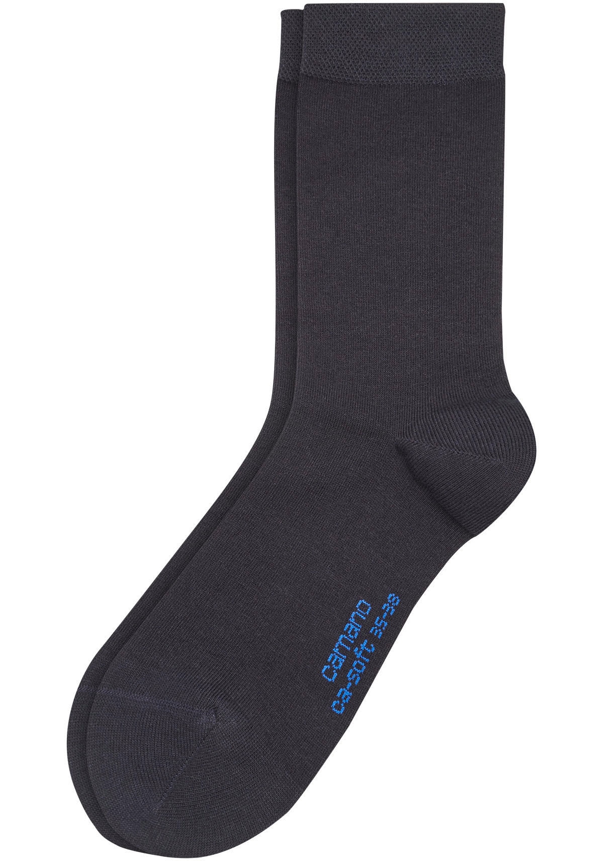 Camano Basicsocken »ca-soft«, (4er Pack), Mit weichem Komfortbund ohne Gummidruck