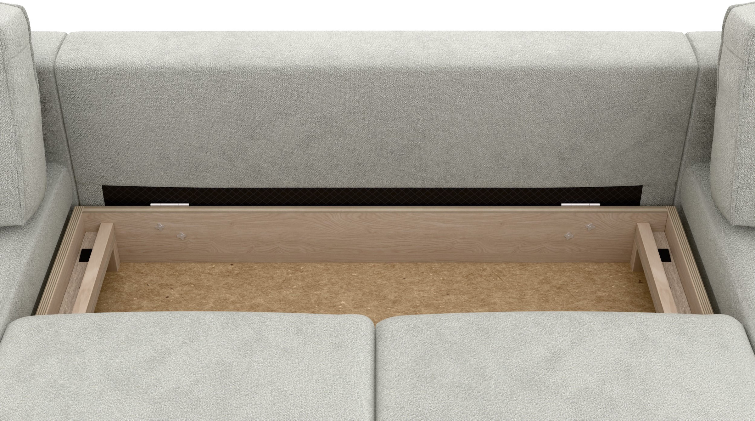 Home affaire Wohnlandschaft »Booster Couch wahlweise mit Schlaffunktion und Bettkasten-auch in Cord«, Sofa in U-Form, Breite 305 cm