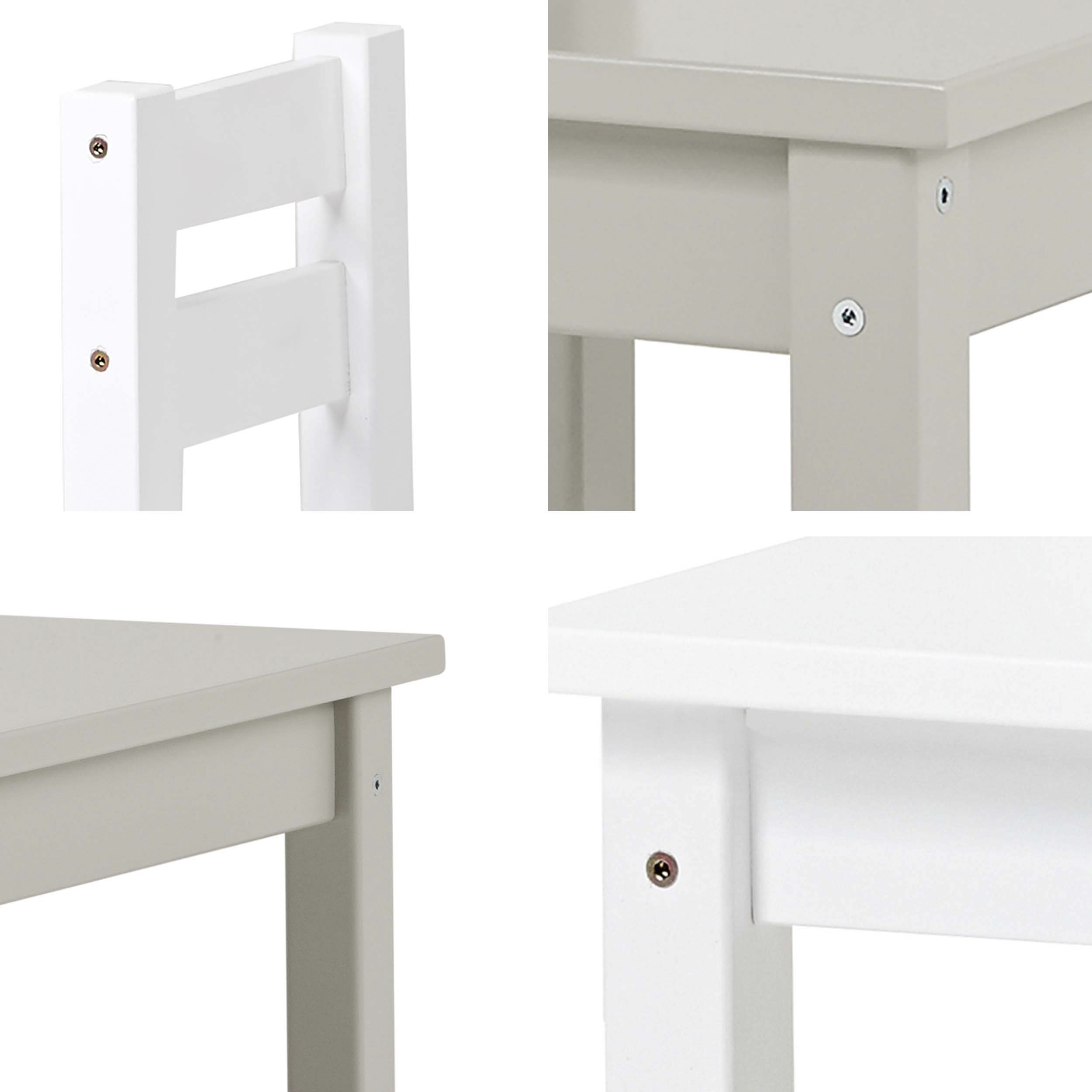 Thumbnail - Hoppekids Kindersitzgruppe "MADS Kindersitzgruppe" Set, 1 Tisch, 2 Stühle, 3 Stk. tlg. in vielen Farben, mit zwei Stühle...