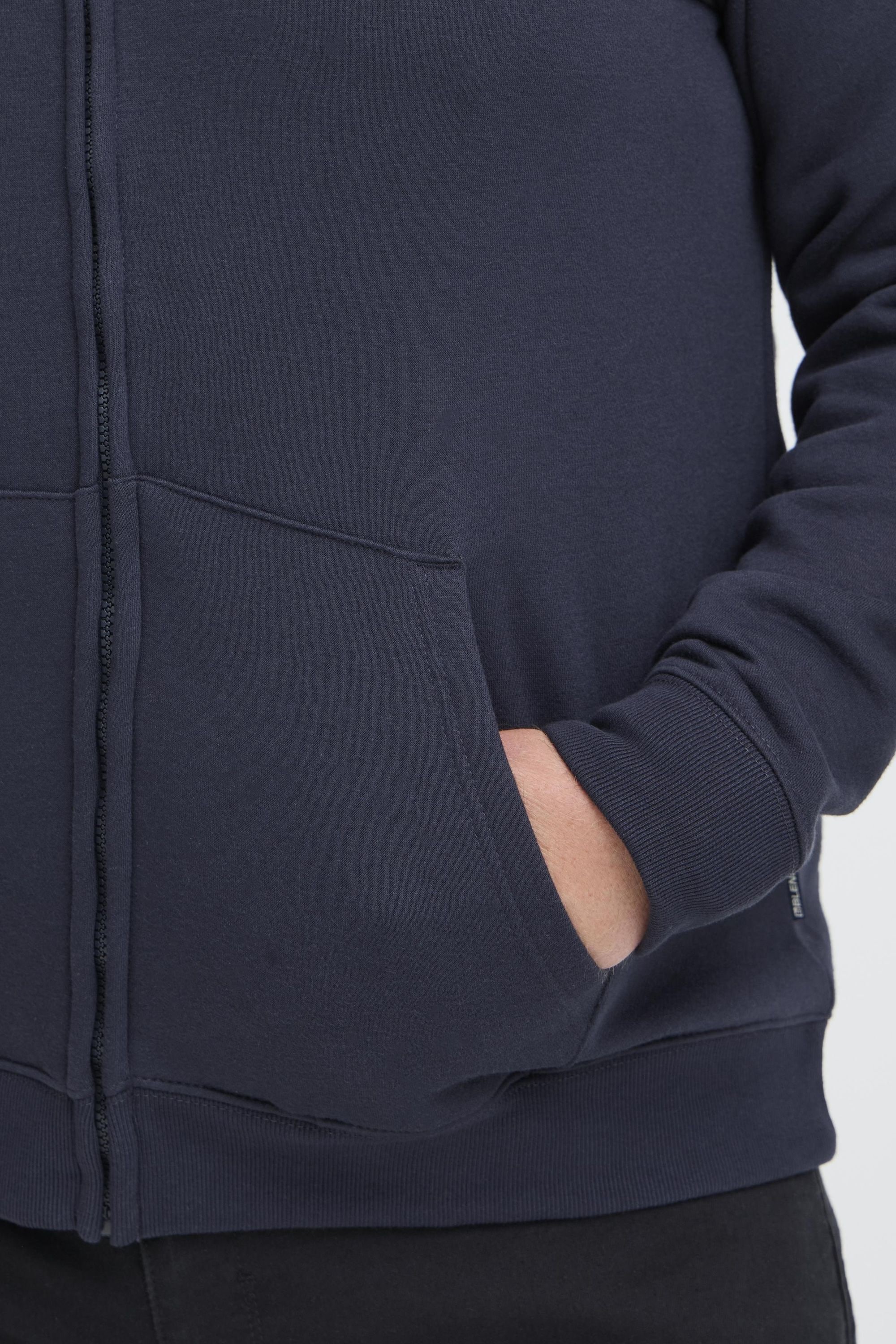 Blend Kapuzensweatjacke »BHDOWNTON FULLZIP«, Gemütliche Sweatjacke mit Kapuze und Print
