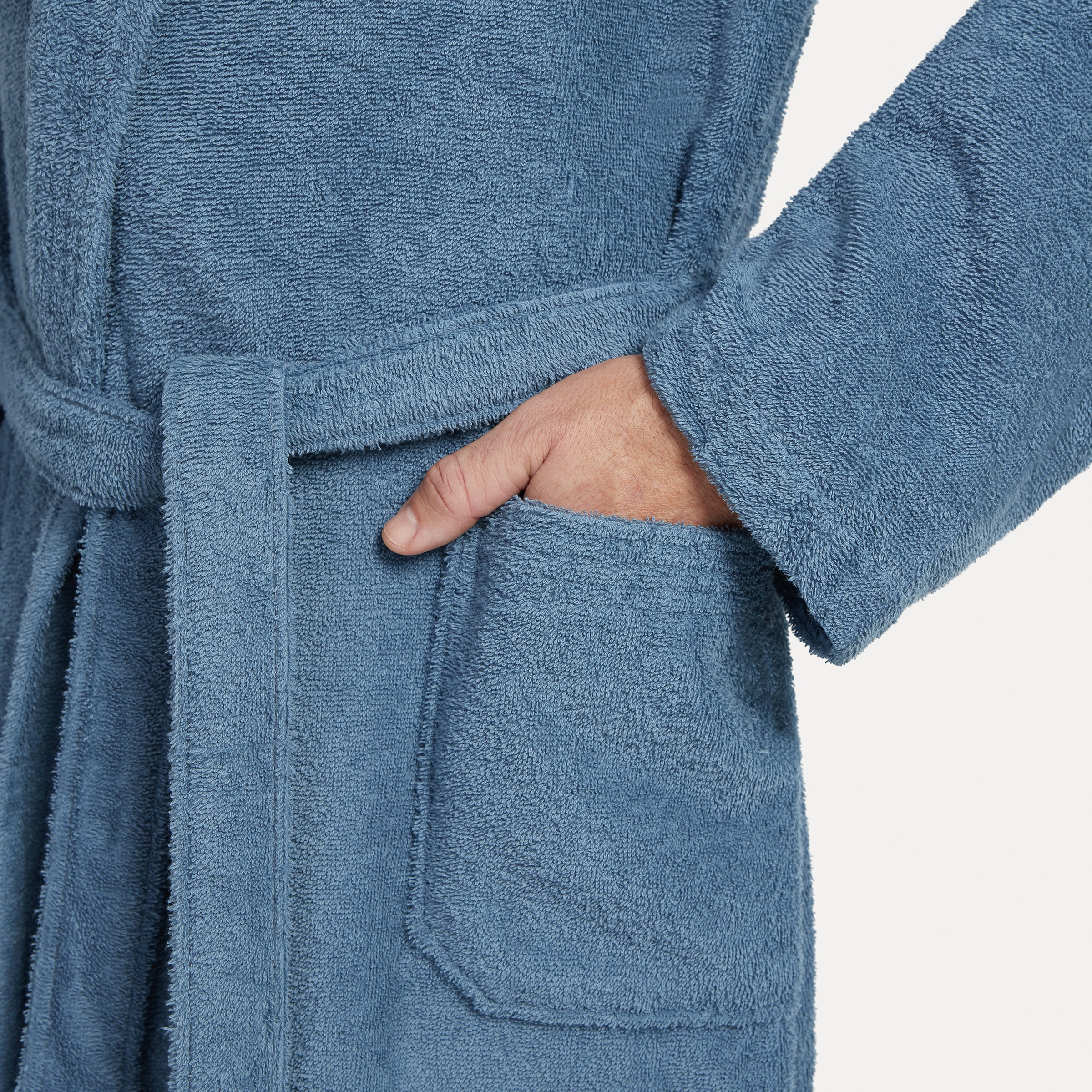 Möve Unisex-Bademantel »Basic«, (1 St.), mit Schalkragen