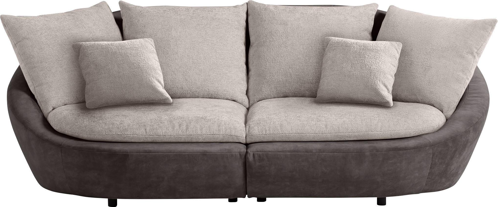 TRENDMANUFAKTUR Big-Sofa "Maui, inklusive 4 Rückenkissen und 2 Zierkissen, günstig online kaufen