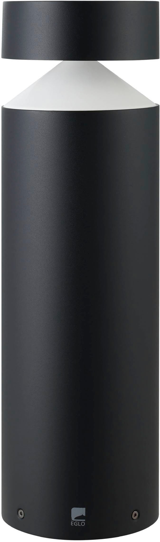 EGLO Sockelleuchte »Melzo Außen-Wegelampe, Außenleuchte, Aluguss und Kunststoff, IP44« LED-Modul 1 Stk. Warmweiß Stehleuchte - H45 x Ø13,5 cm - schwarz - 1X11W inkl.