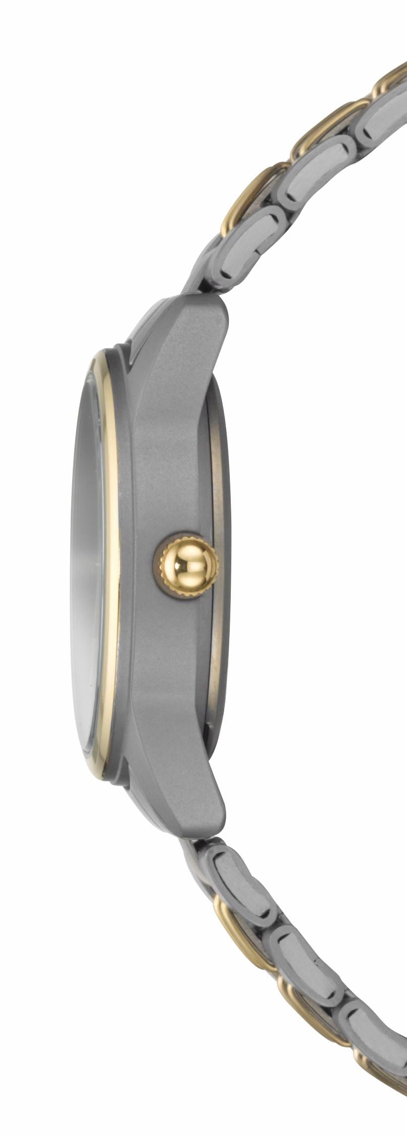 Regent Titanuhr, Armbanduhr, Damenuhr, Quarzuhr, Titanarmband, Ø ca. 26mm