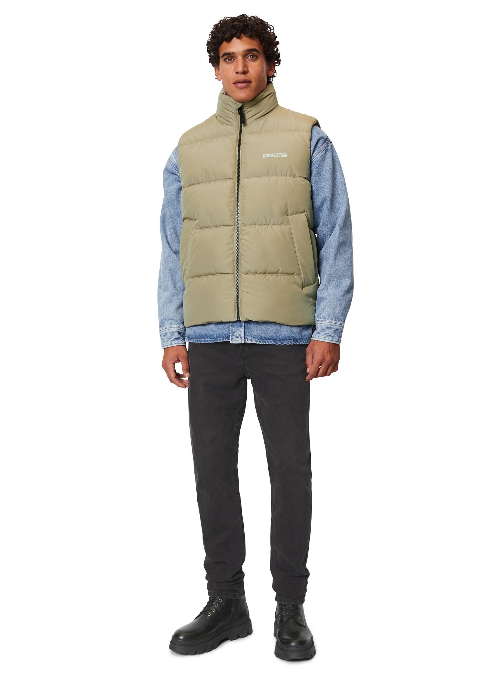 Marc O'Polo DENIM Steppweste »mit wasserabweisender Oberfläche«