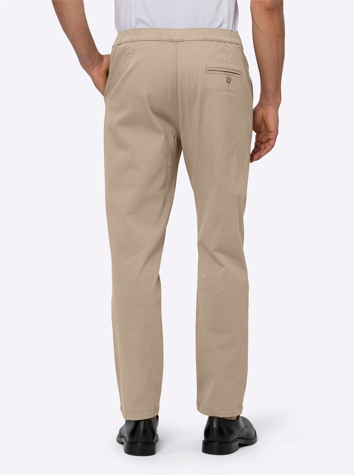 Schlupfjeans CLASSIC, Herren, Gr. 50, Normalgrößen, beige, 98% Baumwolle, 2% Elasthan, unifarben, lang, Jeans Schlupfjeans 3