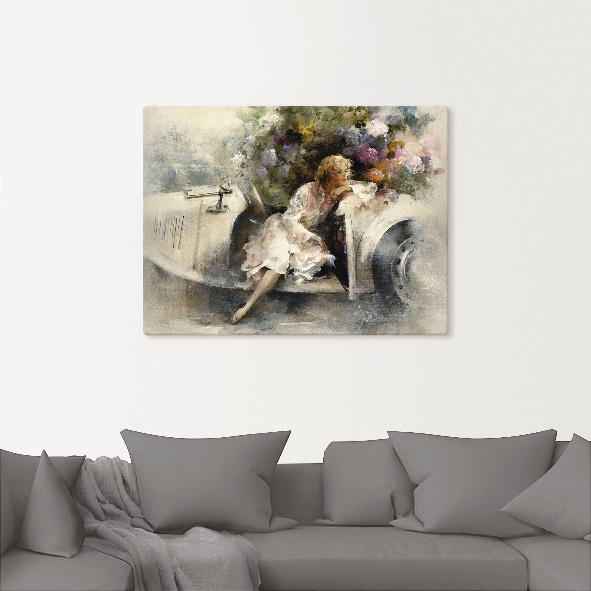 Artland Wandbild "Tagträumer" Frau 1 Stk. tlg. als Leinwandbild, Poster, Wa günstig online kaufen