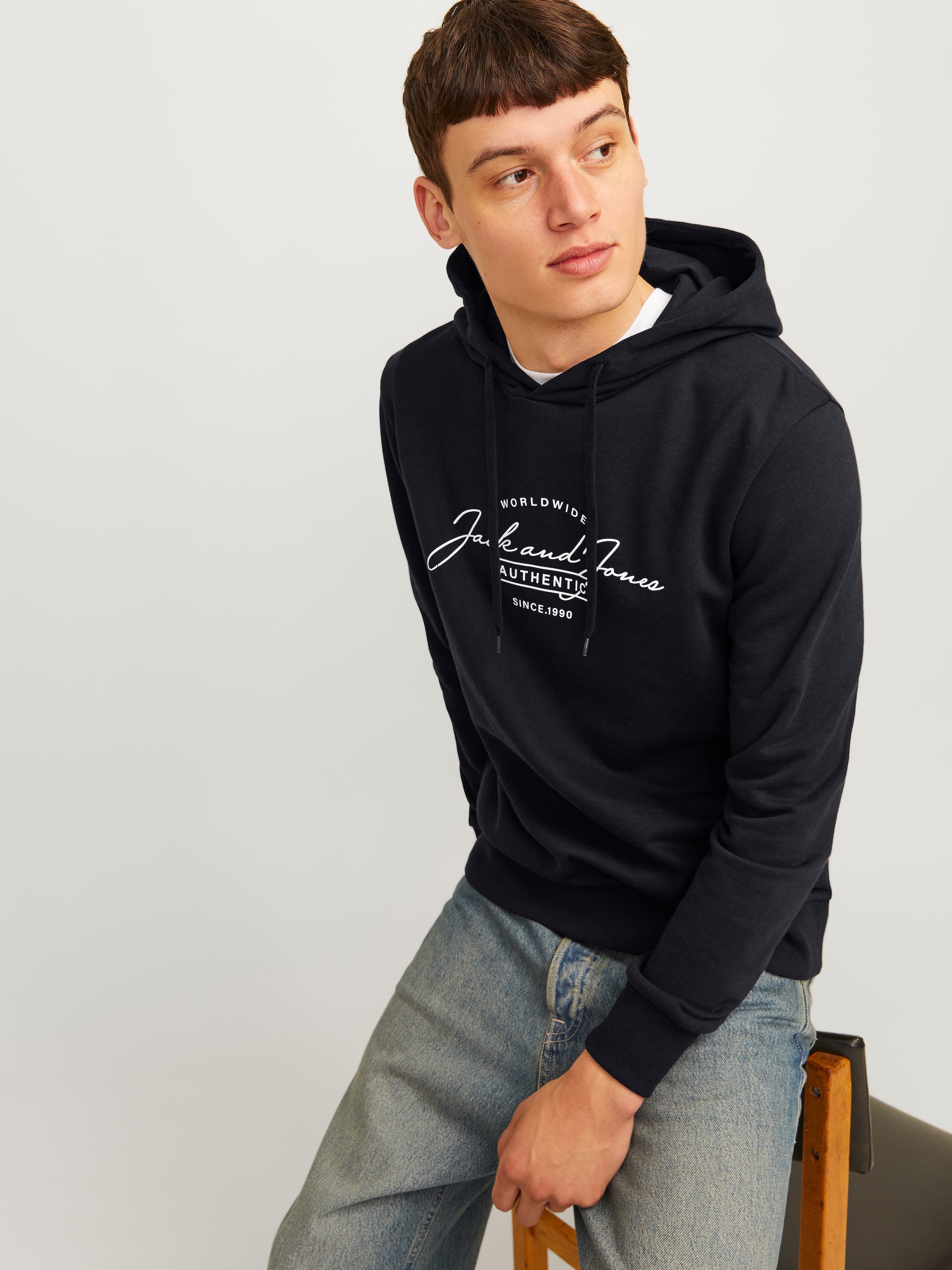 Jack & Jones Kapuzensweatshirt "JJFERRIS SWEAT HOOD" günstig online kaufen