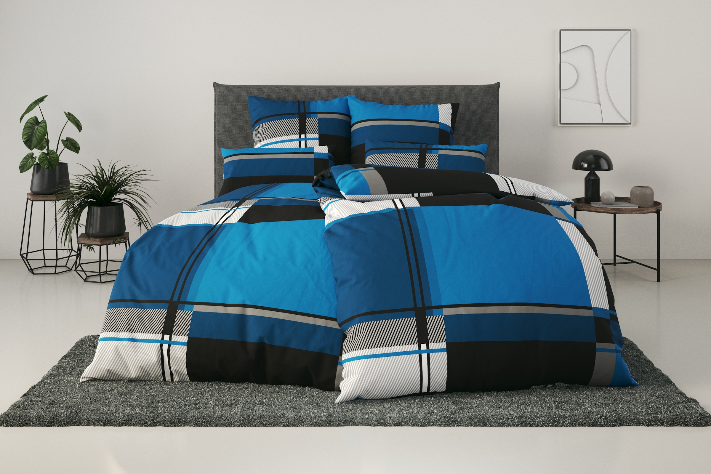 my home Bettwäsche "NINA, in verschiedenen Qualitäten" 2 Stk. tlg. in den G günstig online kaufen