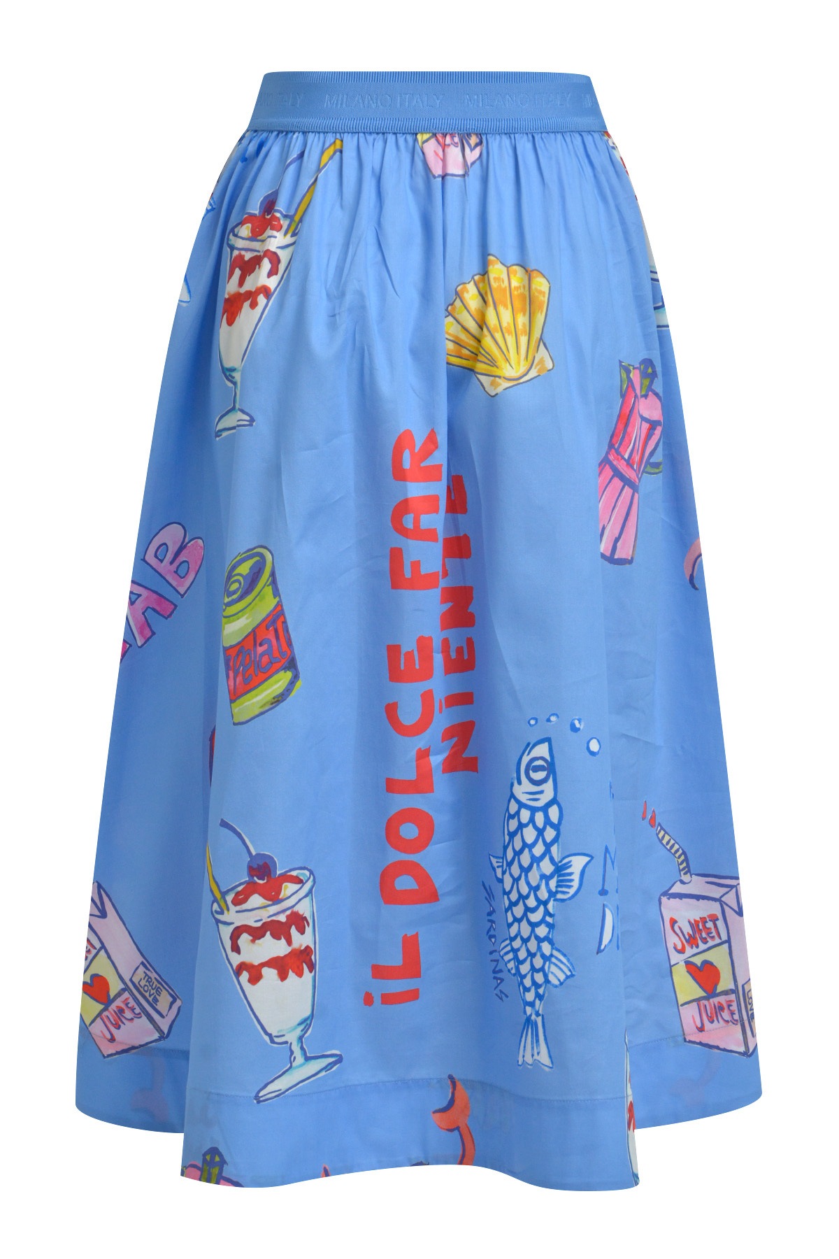 Milano Italy Sommerrock mit Taschen