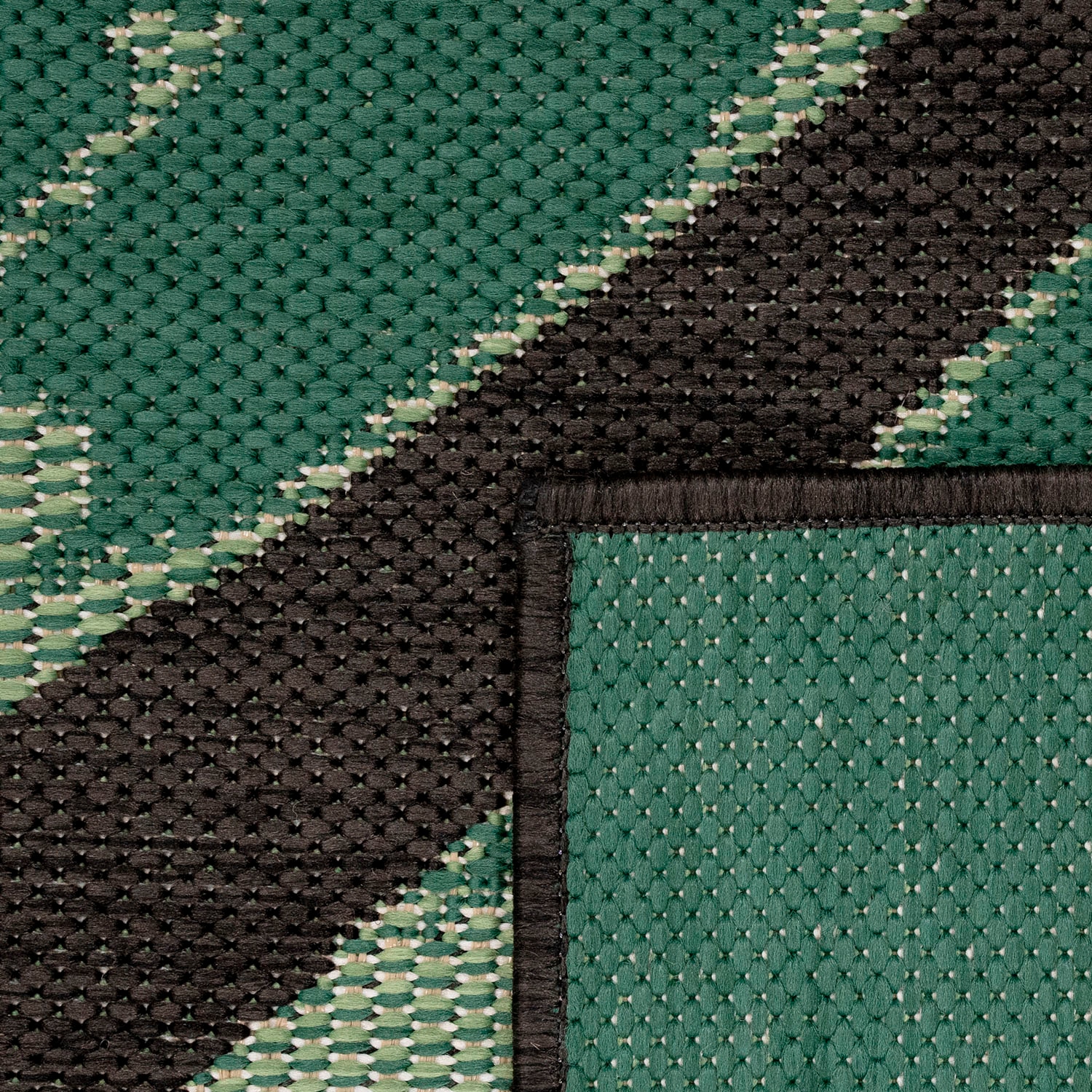 Paco Home Teppich »Ostende 554«, rechteckig, Flachgewebe, Motiv  Palmenblätter, In- und Outdoor geeignet, Wohnzimmer auf Rechnung | BAUR