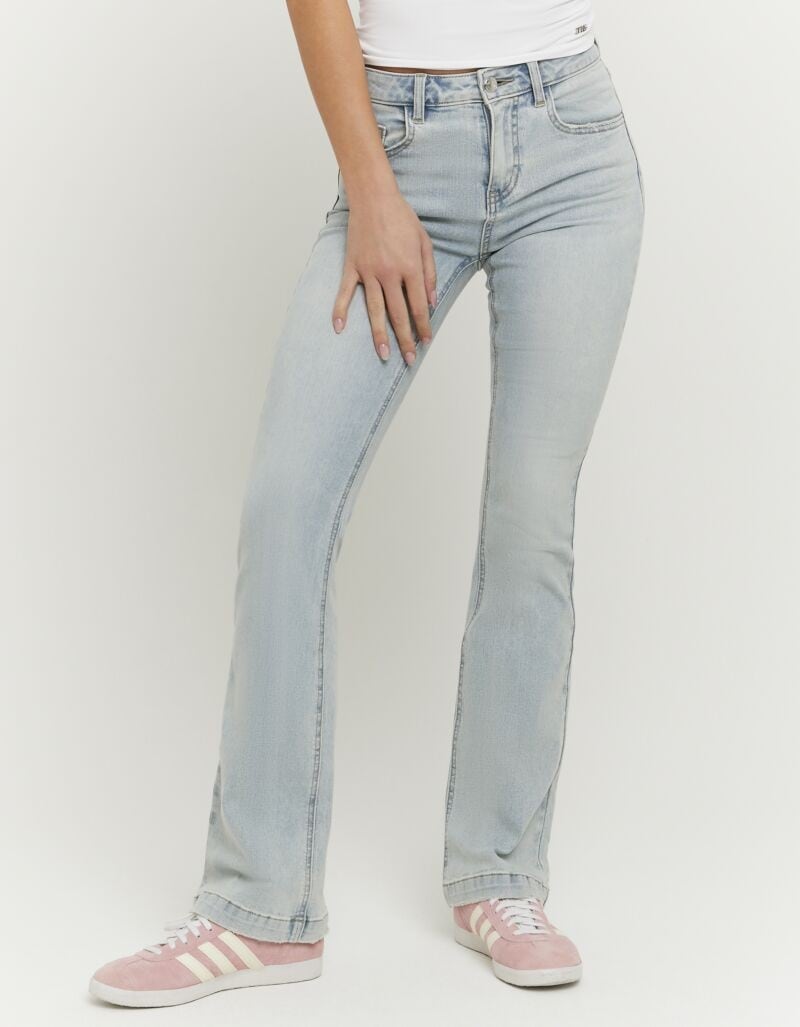 Tally Weijl Bootcut-Jeans "SPADEBOOTY" Baumwollmischung, Mid Waist günstig online kaufen