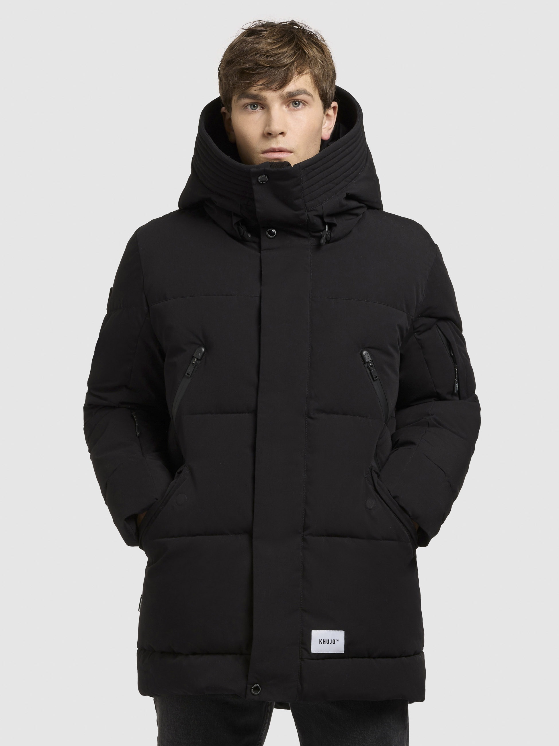 khujo Steppjacke »KANF«, mit Kapuze