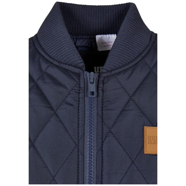 URBAN CLASSICS Outdoorjacke »Herren Boys Diamond Quilt Nylon Jacket«, (1 St.),  ohne Kapuze für kaufen | BAUR