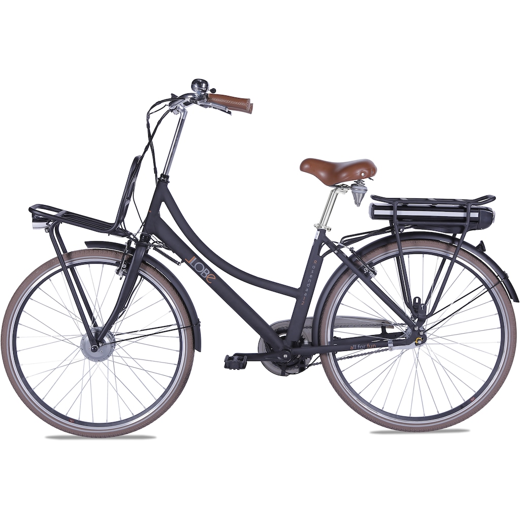 LLobe E-Bike »Rosendaal Lady 15,6 Ah«, 3 Gang, Frontmotor 250 W