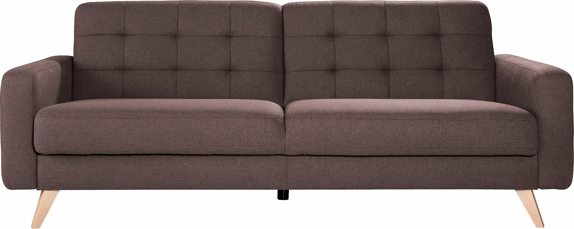 exxpo - sofa | Bettfunktion mit kaufen und fashion »Nappa«, Bettkasten 3-Sitzer BAUR