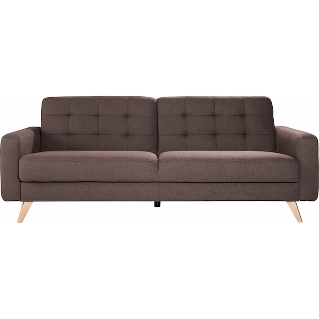 | »Nappa«, kaufen mit sofa Bettkasten 3-Sitzer exxpo fashion und - Bettfunktion BAUR