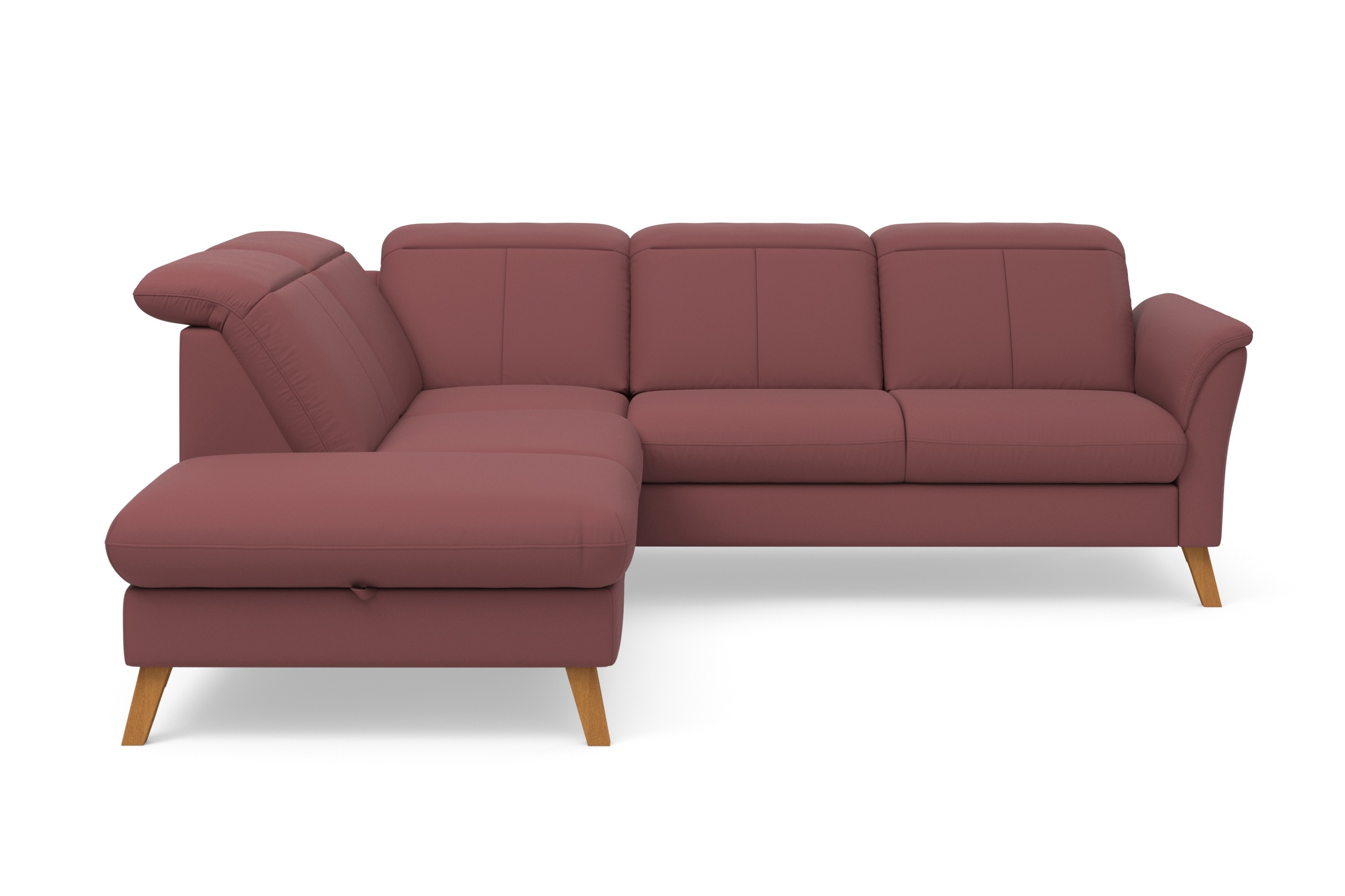 sit&more Ecksofa "Romero L-Form" wahlweise mit oder ohne TV-Funktion, Schlaffunktion, Bettkasten