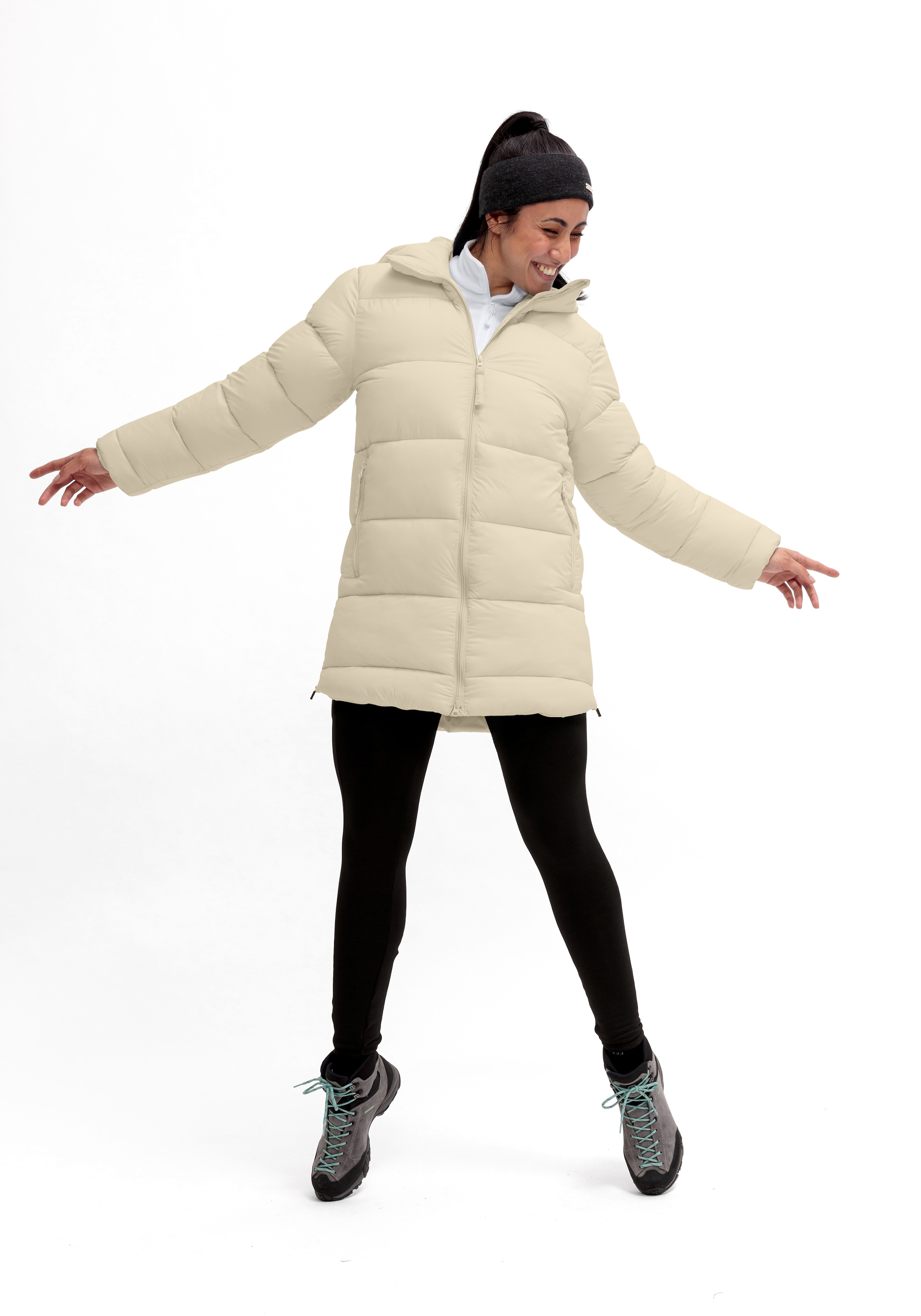 Maier Sports Funktionsmantel »Heatcore Coat W«, warmer Damen Mantel lockere Passform bequemer Schnit
