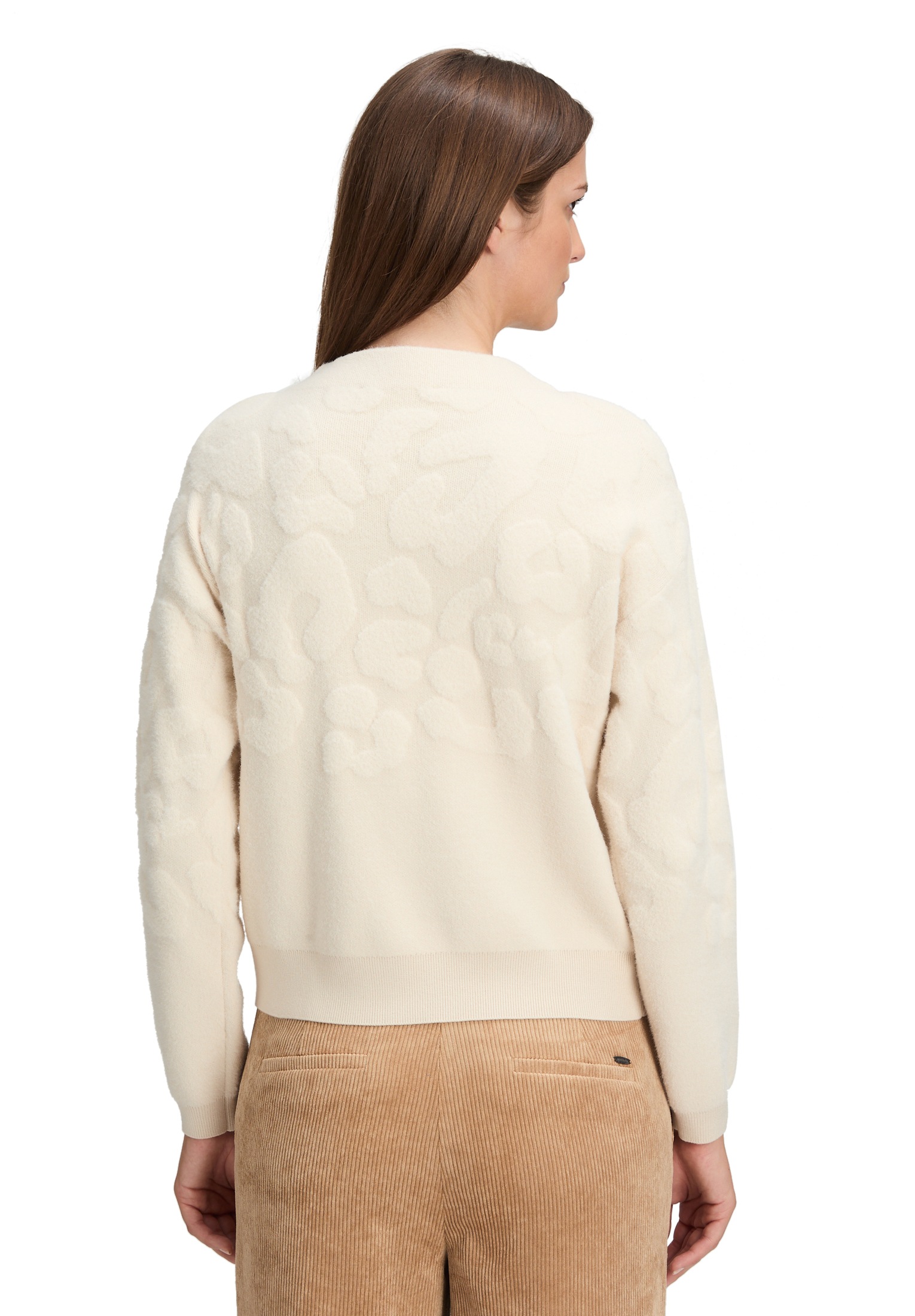 Betty&Co Strickpullover »Damen Strickpullover mit Jacquard« 1 Stk. tlg.