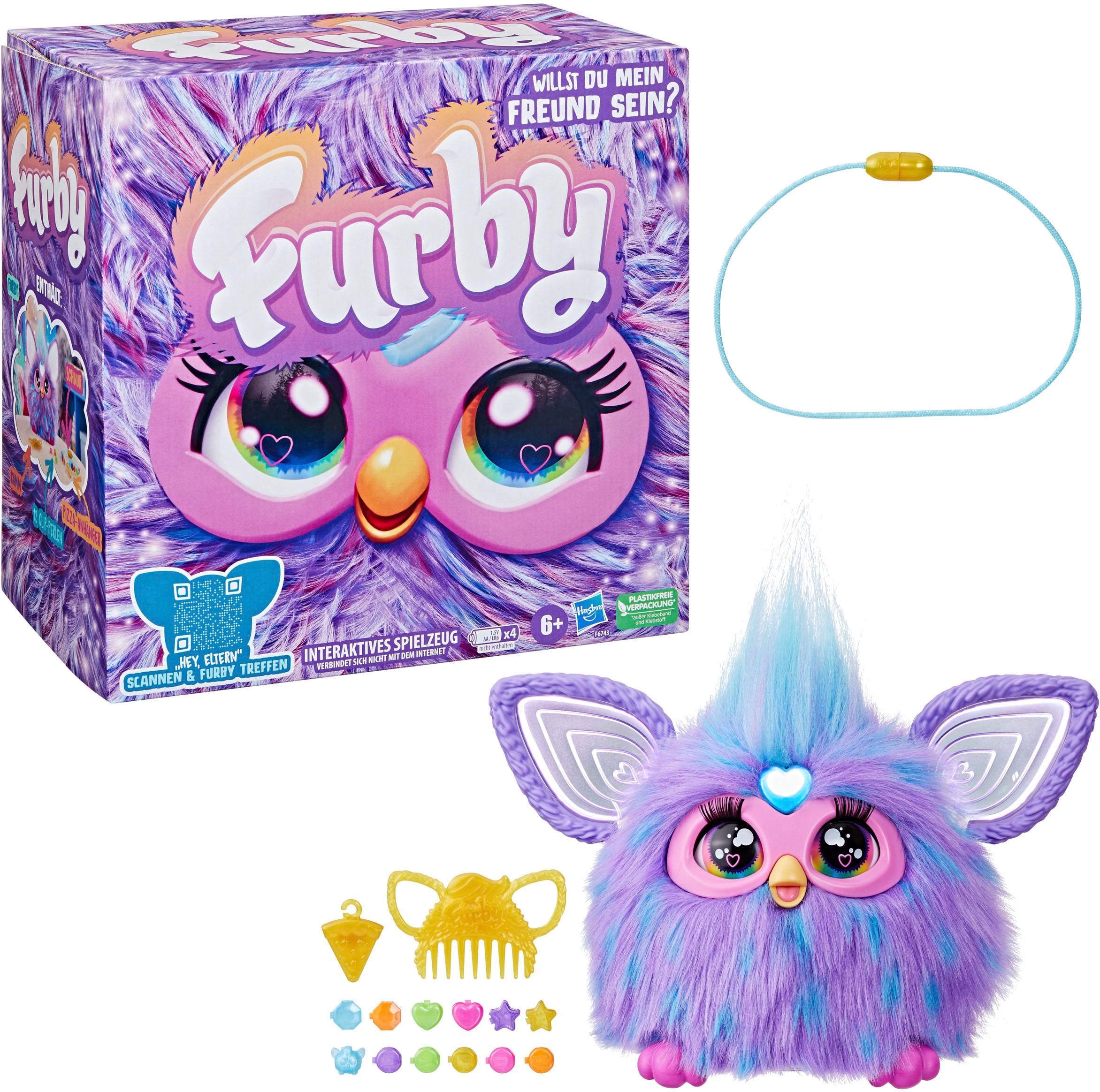 Hasbro Plüschfigur »Furby, lila«