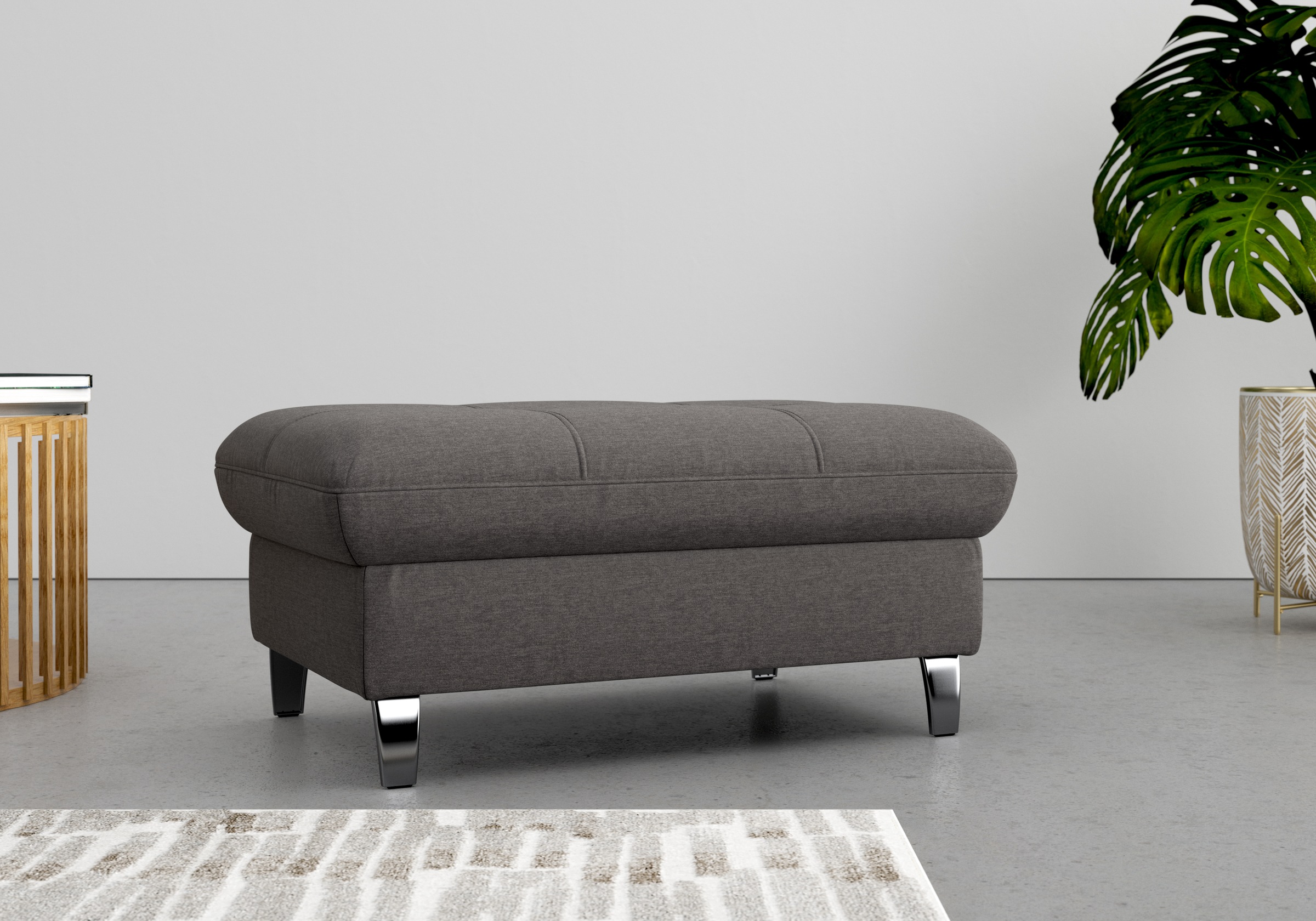 sit&more Stauraumhocker »Maggiore«, mit Stauraum und modernen Metallbeinen