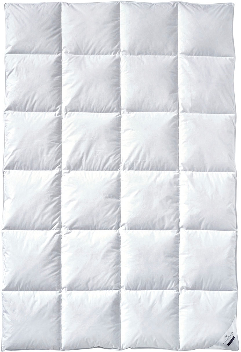 billerbeck Daunenbettdecke »Enisa 80, Bettdecke in 135x200, 155x220, 200x200 cm«, warm, Füllung 80% Daunen, 20% Federn, Bezug 100% Baumwolle, (1 St.), Die winterwarme Daunendecke